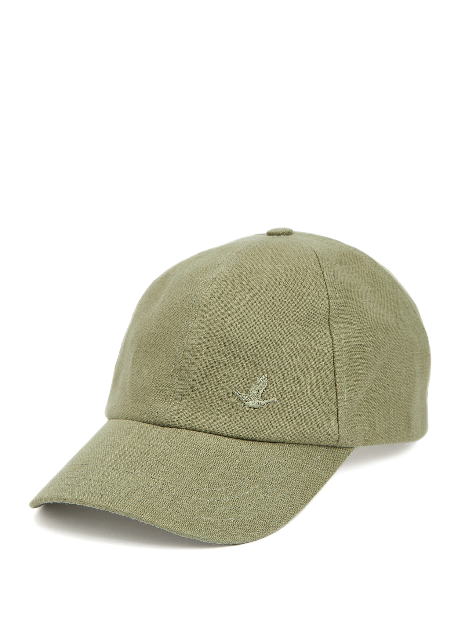 Khaki Unisex Linen Hat