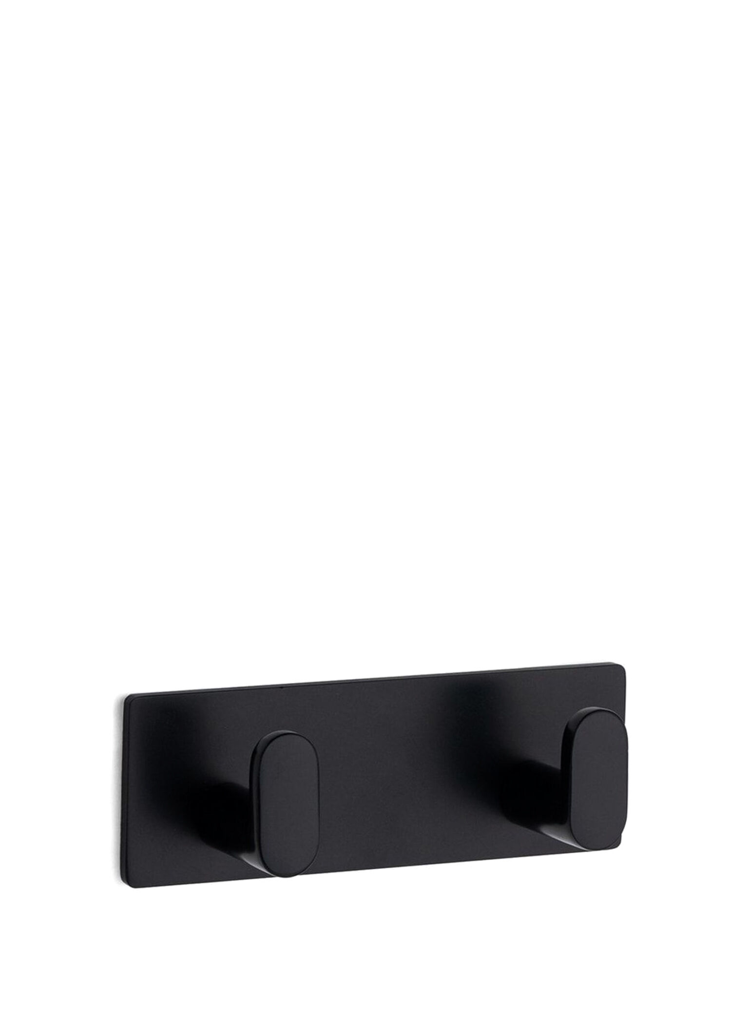 Siyah Yapışkanlı Banyo Askısı 115 mm