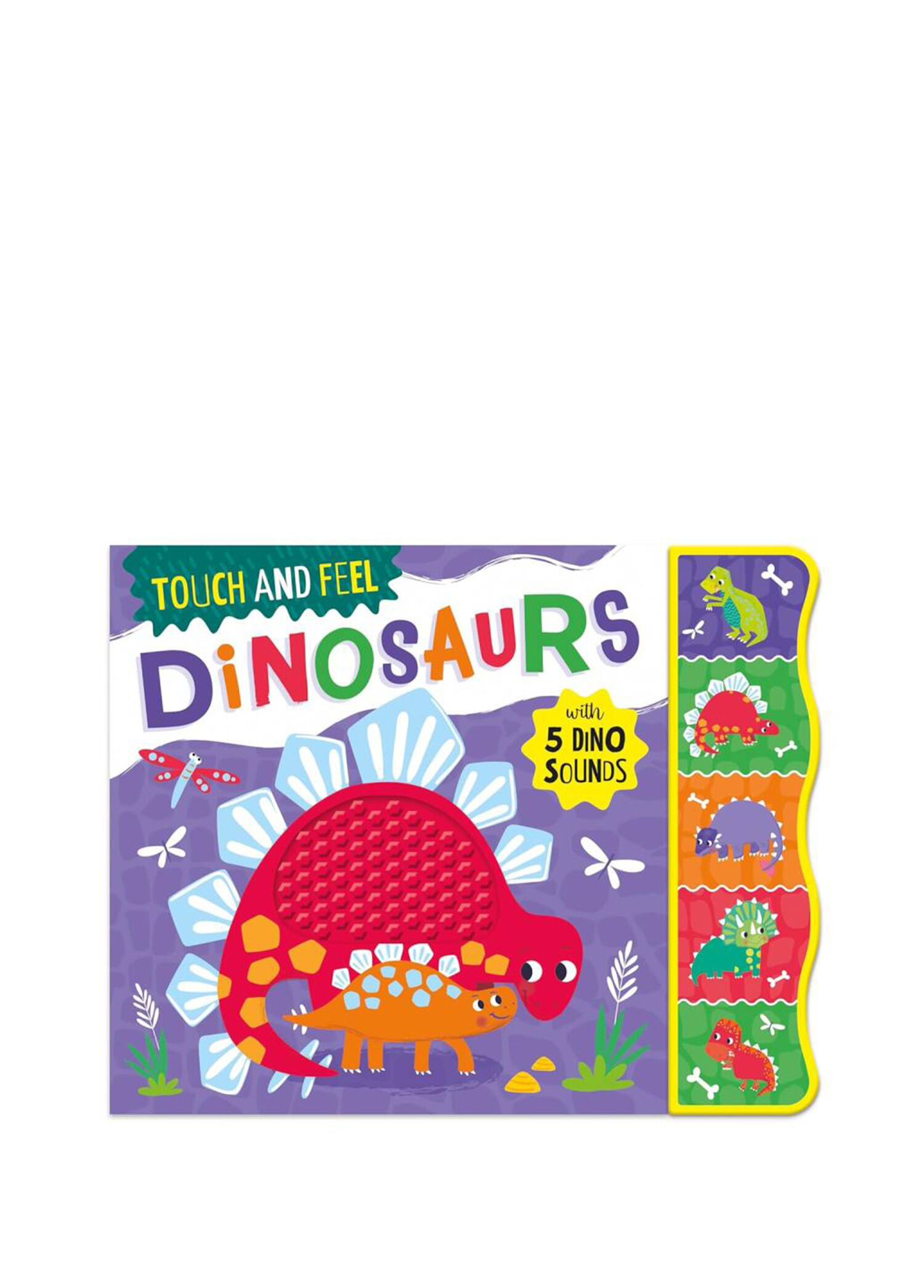 Touch Feel Dinosaurs Yabancı Dil Sesli Çocuk Kitabı
