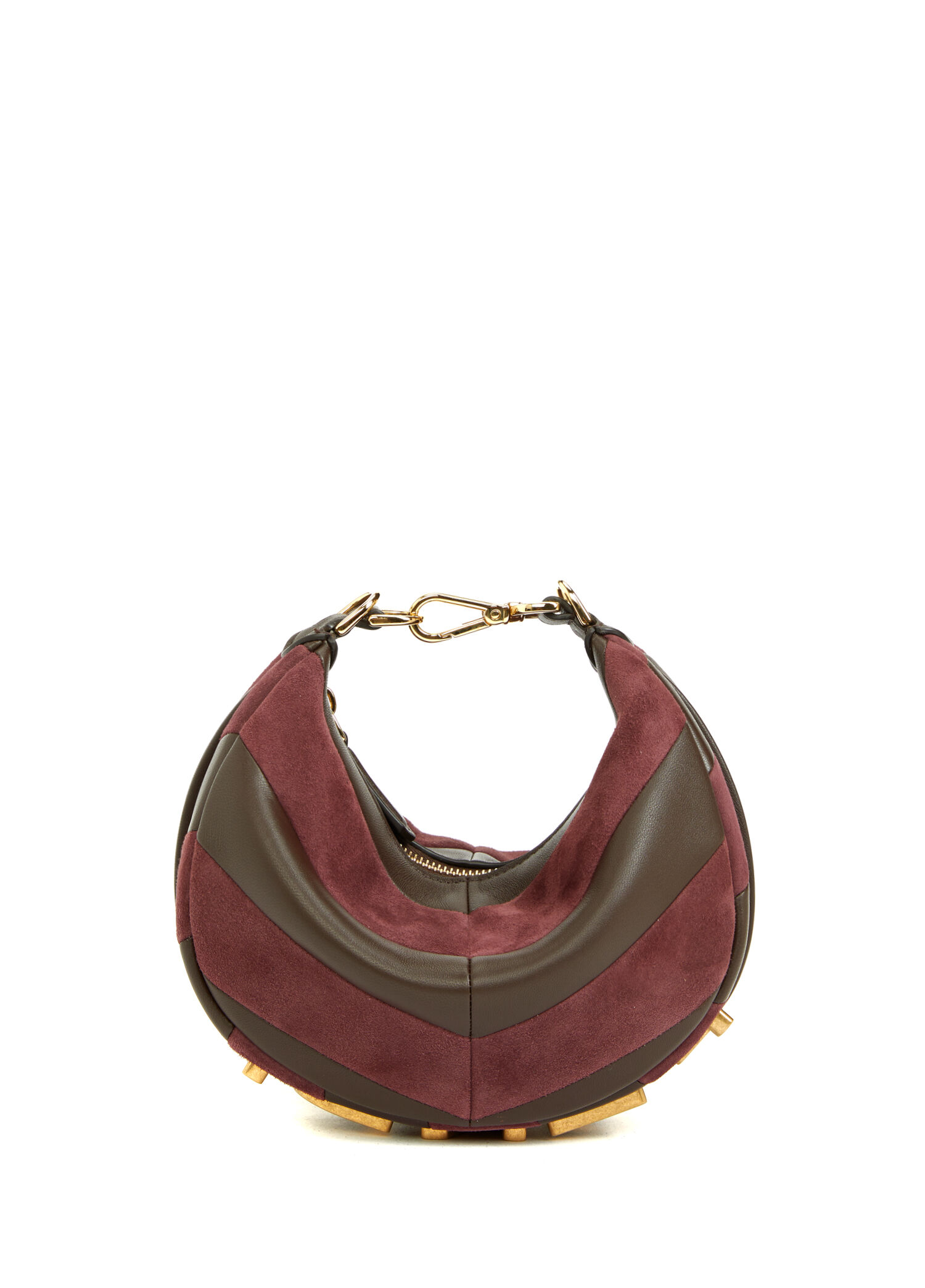 Fendigraphy Mini Bordo Kadın Deri Çanta