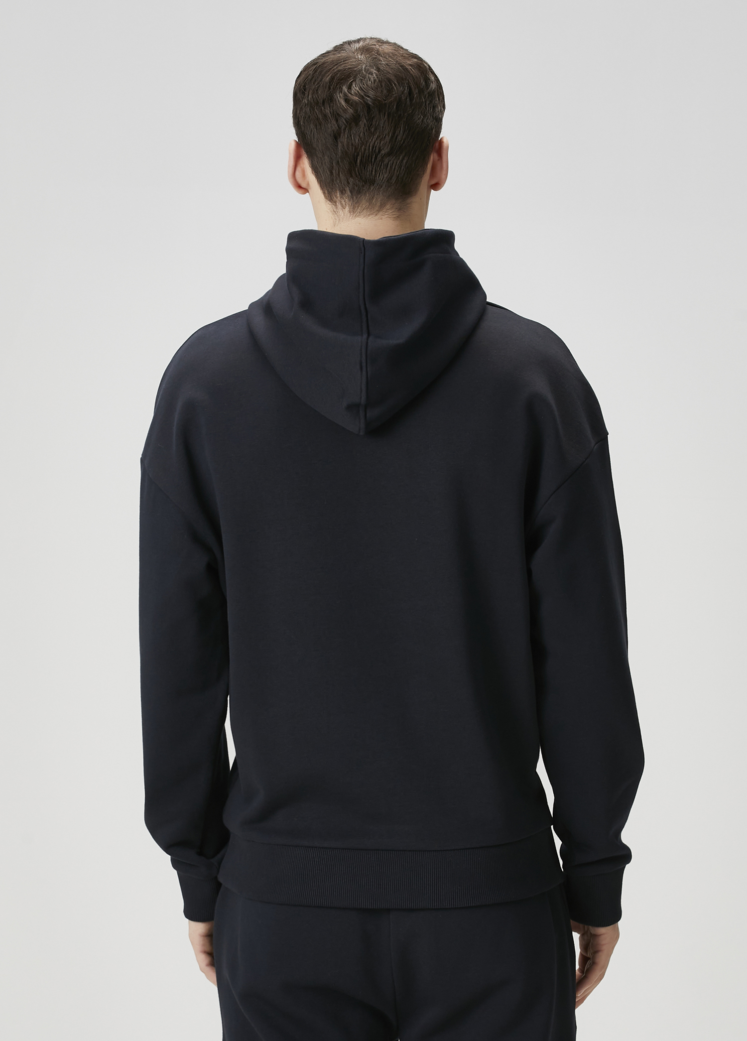 Lacivert Kapüşonlu Sweatshirt_2