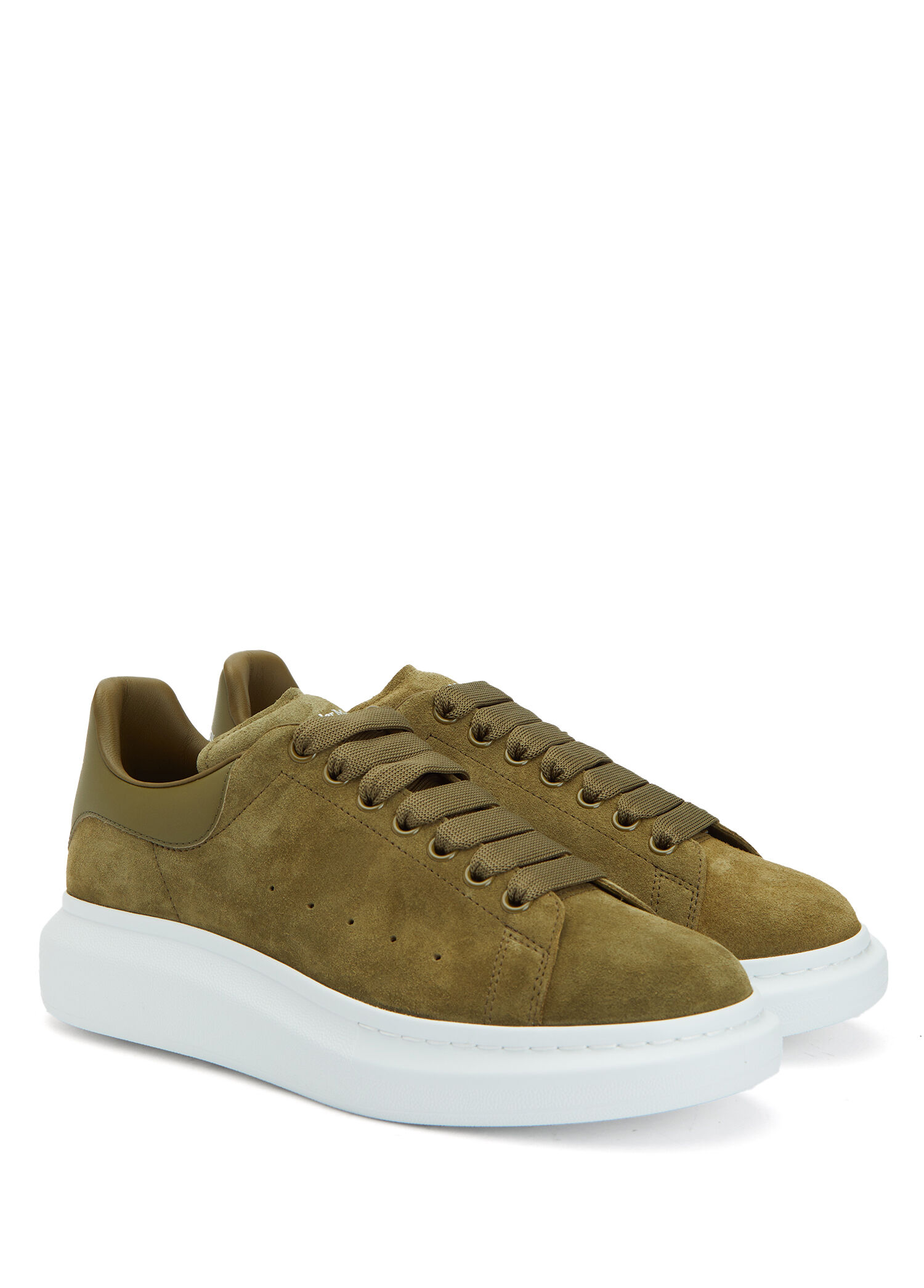 McQueen Yeşil Erkek Oversized Yeşil Erkek Süet Sneaker 1891714