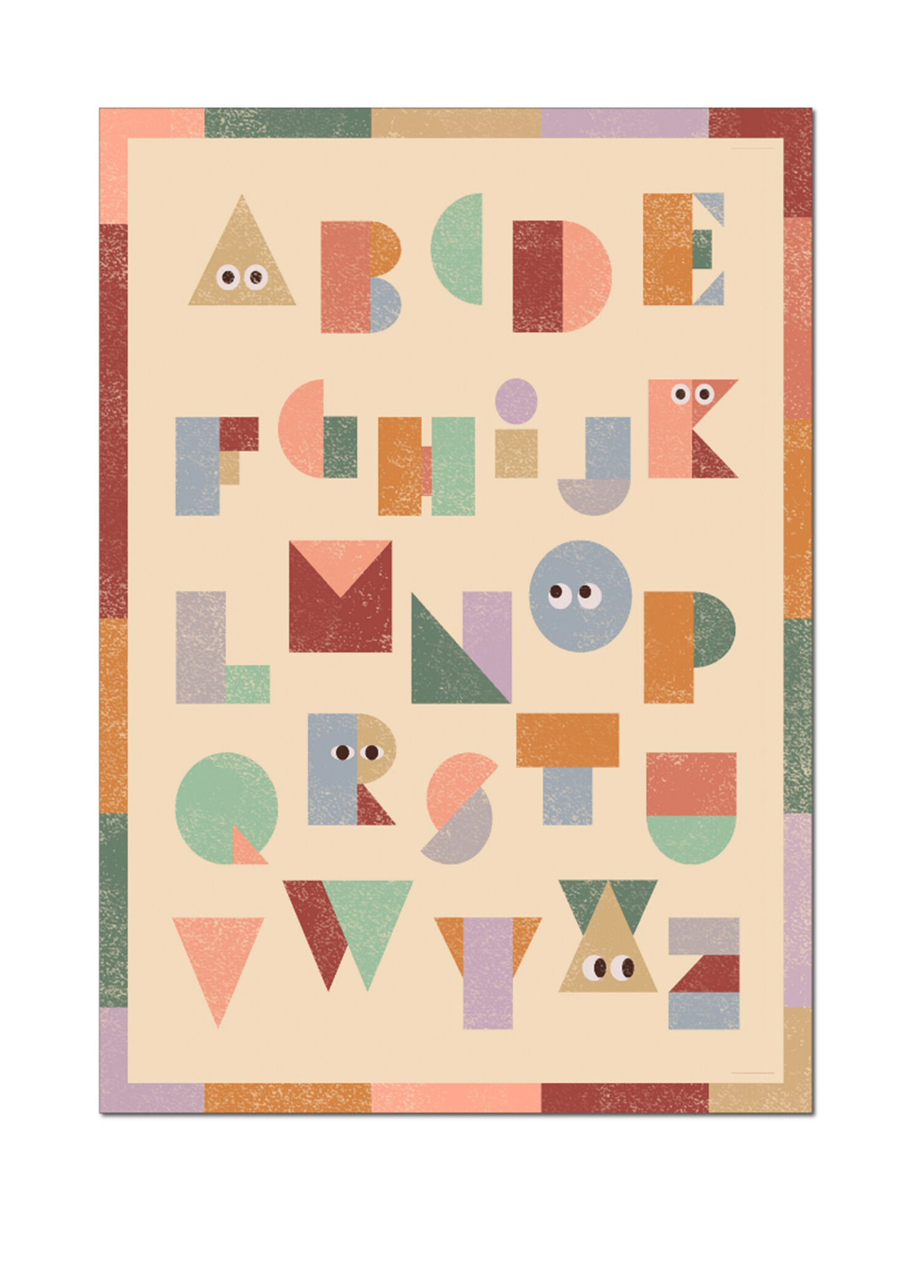 Spell The Fun Alphabet Harfli Hipoalerjenik Çocuk Halısı 120 x 160 cm