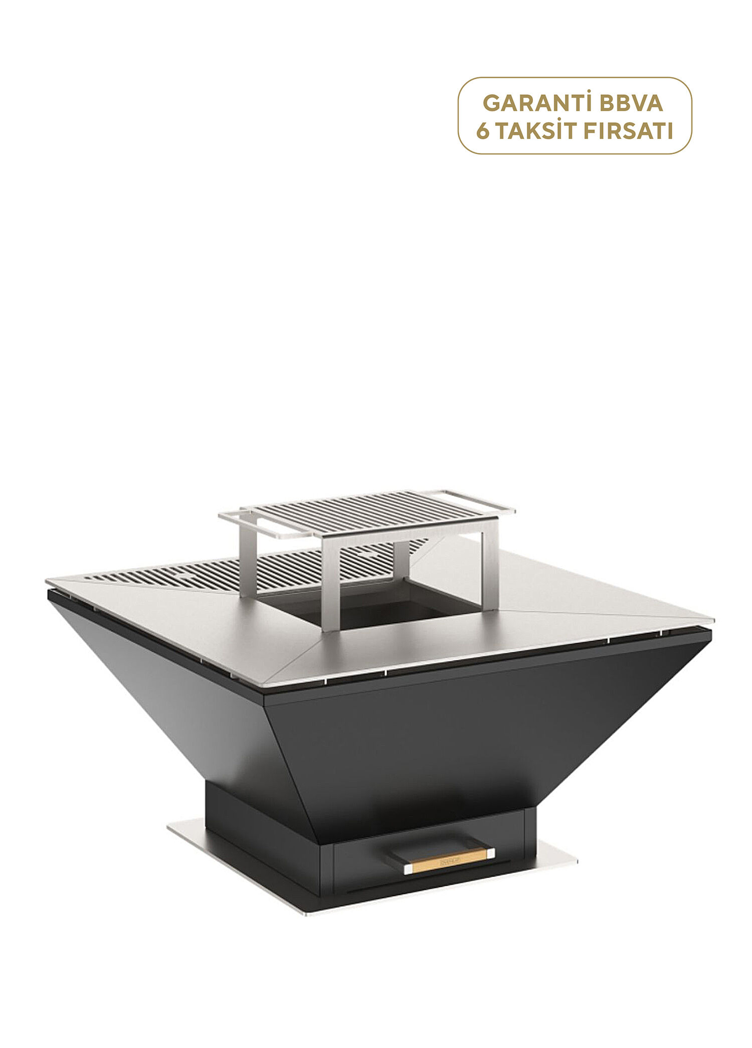 Plancha® Antrasit Odun Ateşli Barbekü