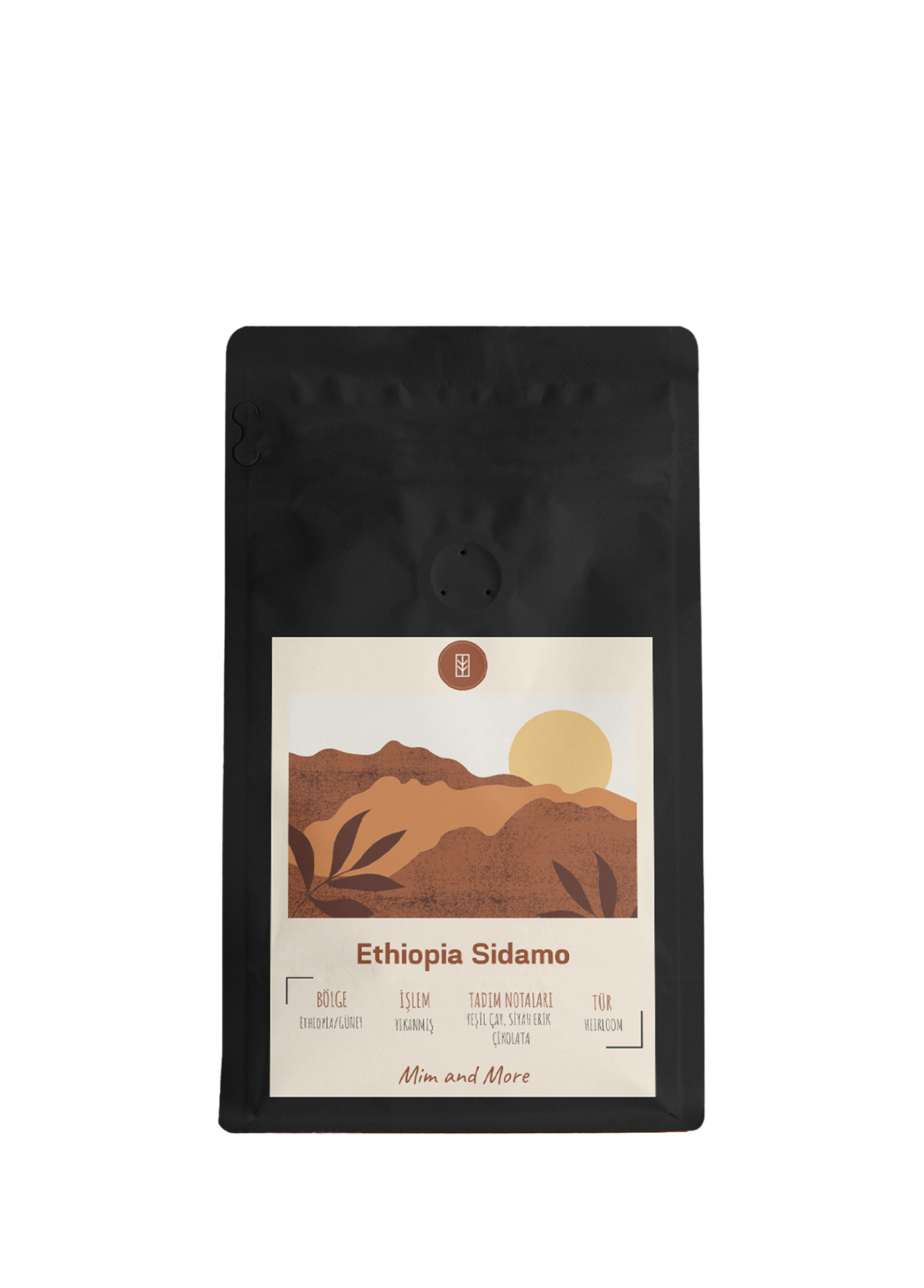 Ethiopia Sidamo Çekirdek Kahve 250 gr