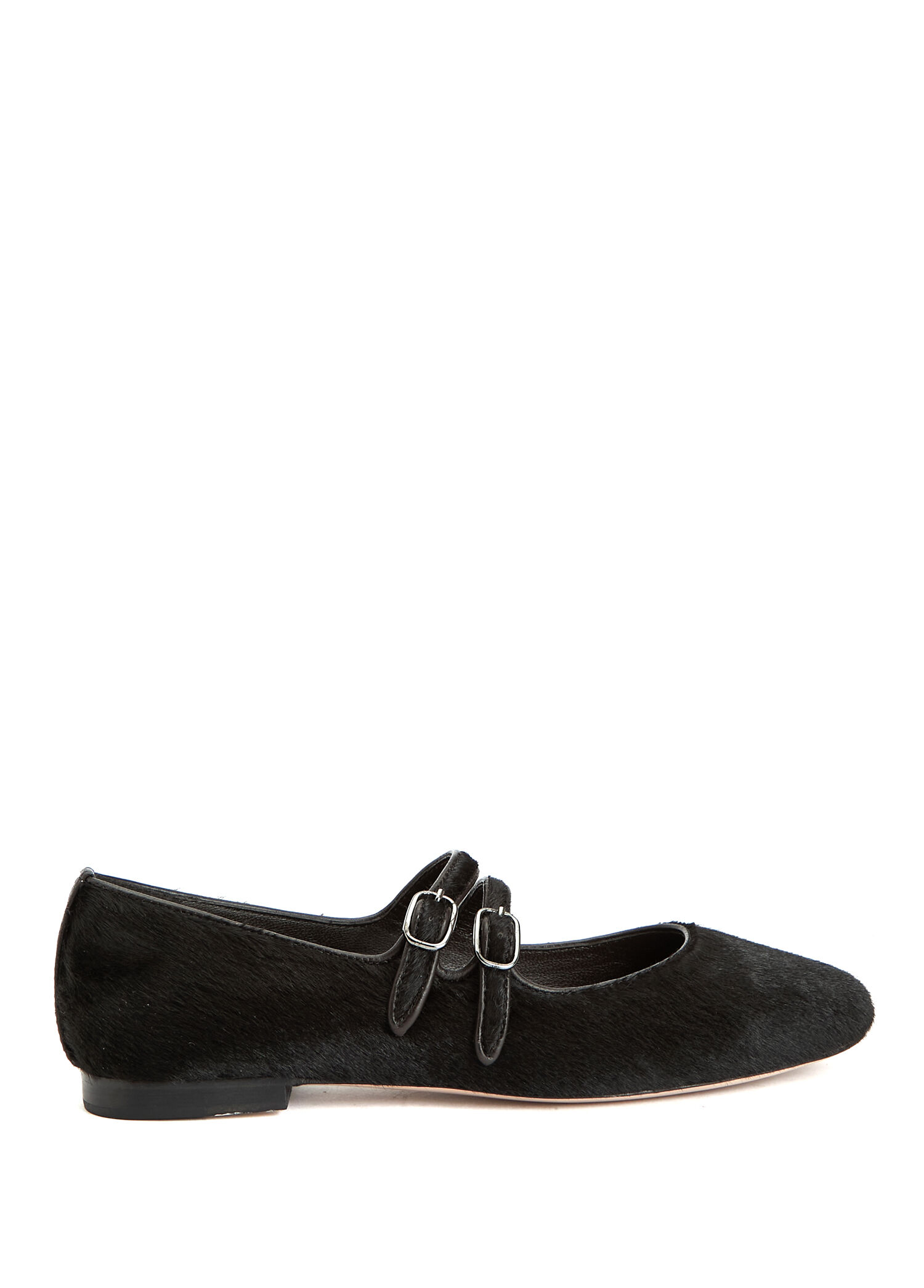 Brown Leather Ballet Flats