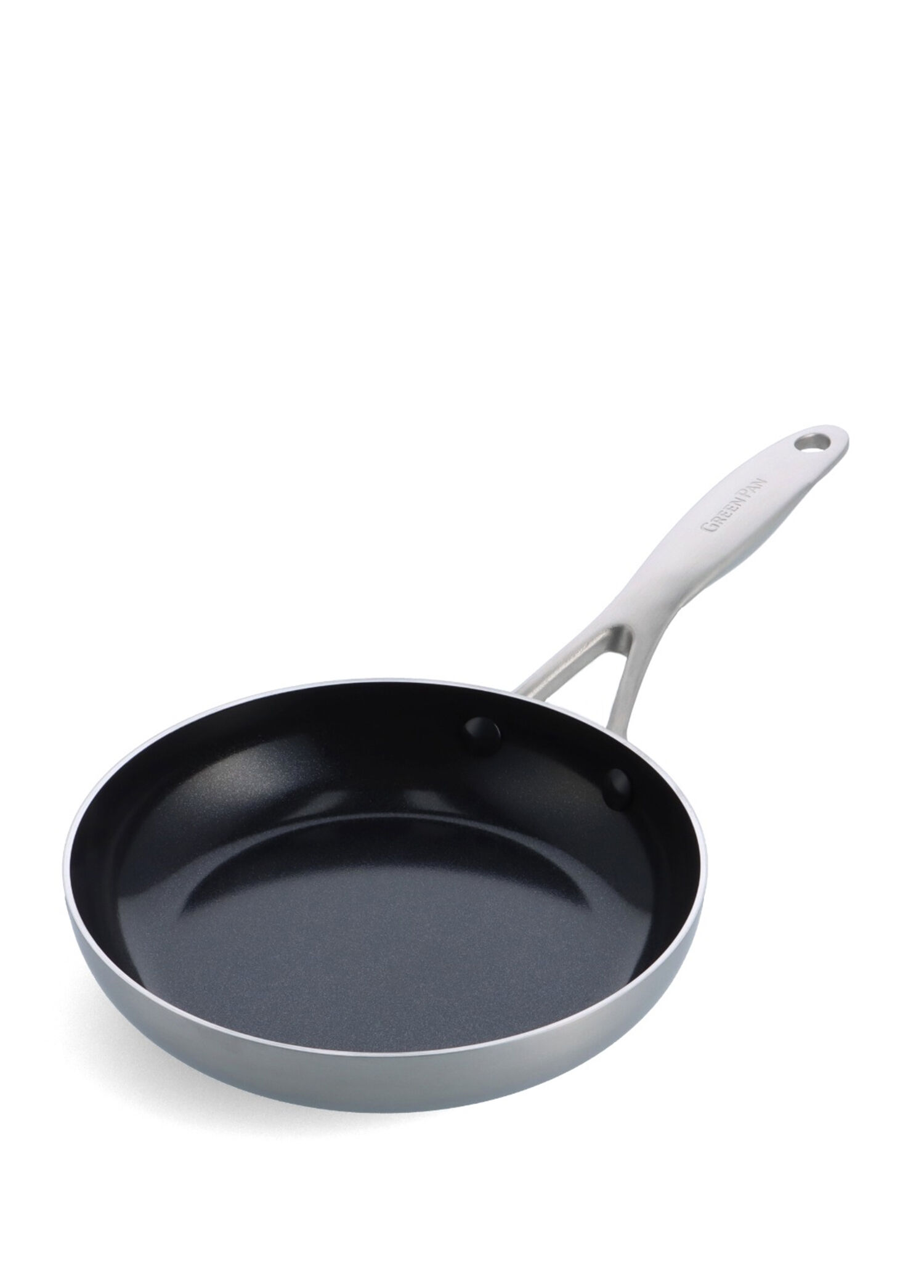 P Greenpan Geneva Thermolon Gumus Celik Seramik Yuzey Induksiyon Uyumlu Tava 28 Cm