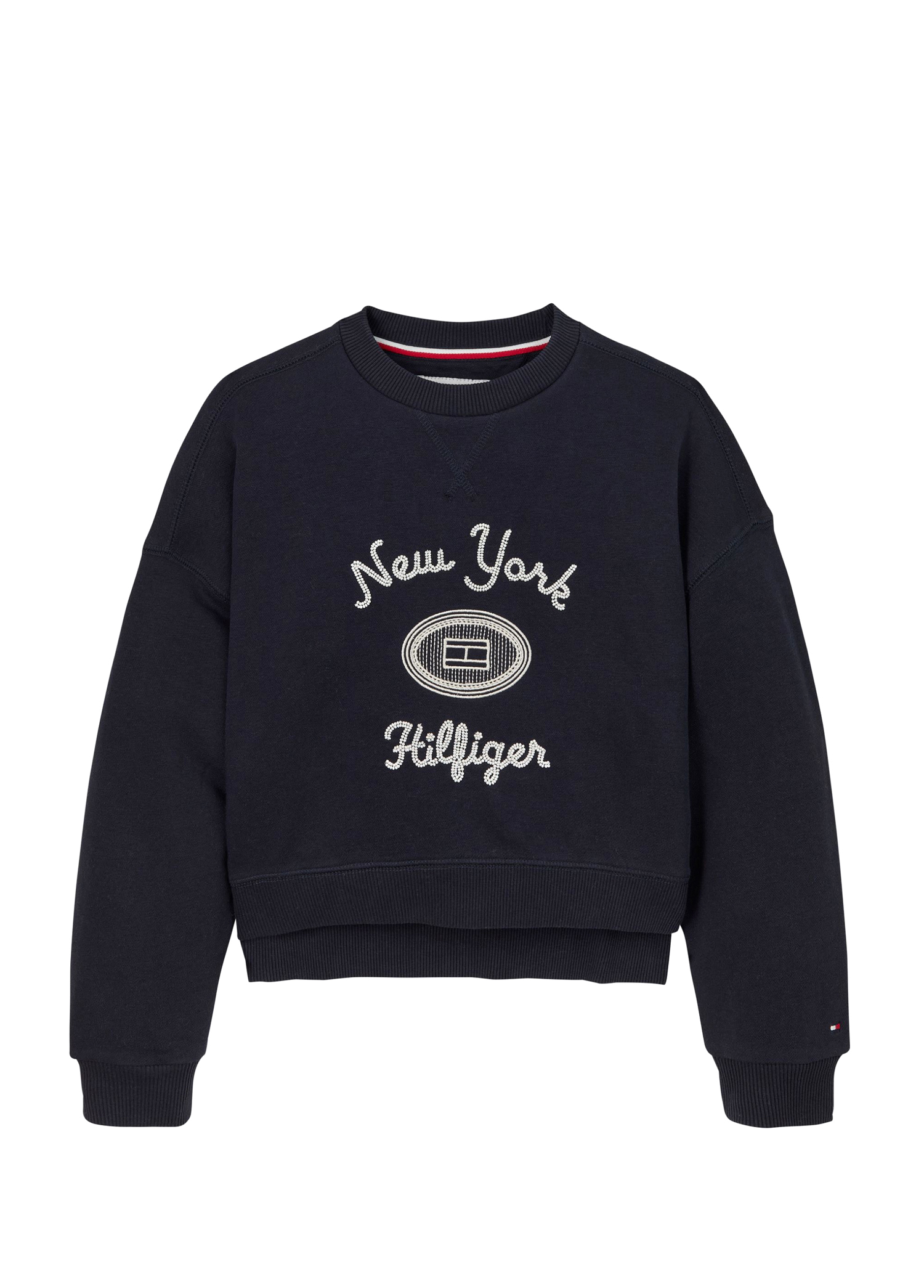 Mavi Logolu Kız Çocuk Sweatshirt