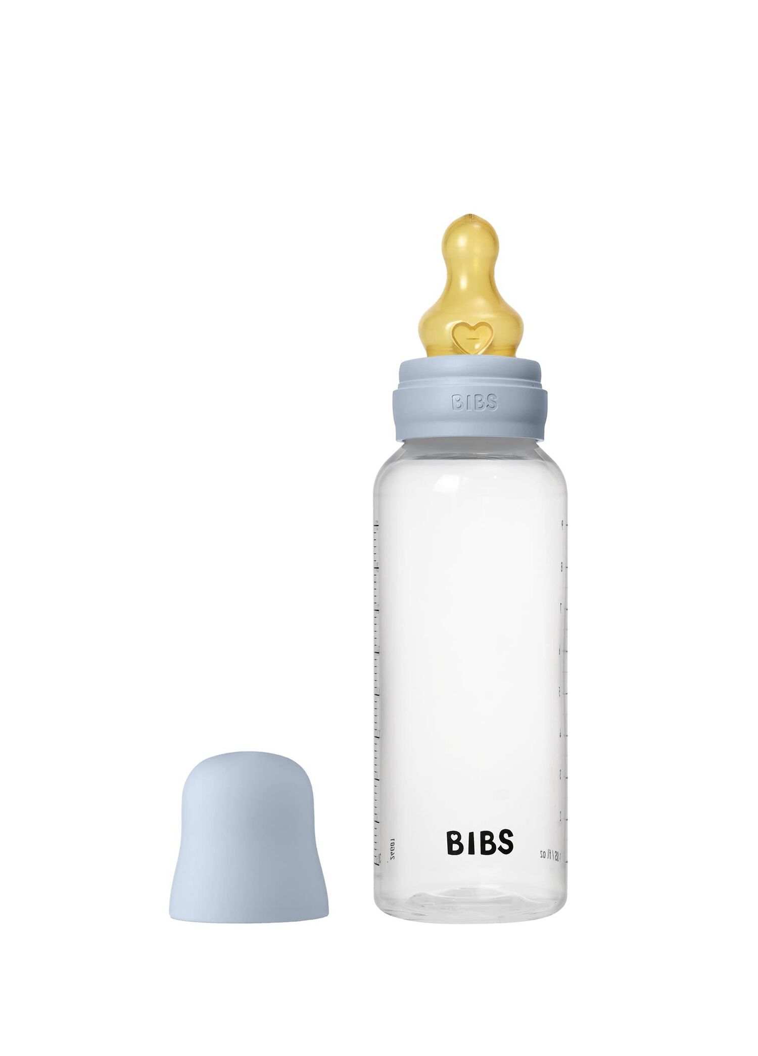 Baby PP Bottle Mavi 6+ Ay Yavaş Akışlı Anti-Kolik Kauçuk Uçlu Biberon 270 ml