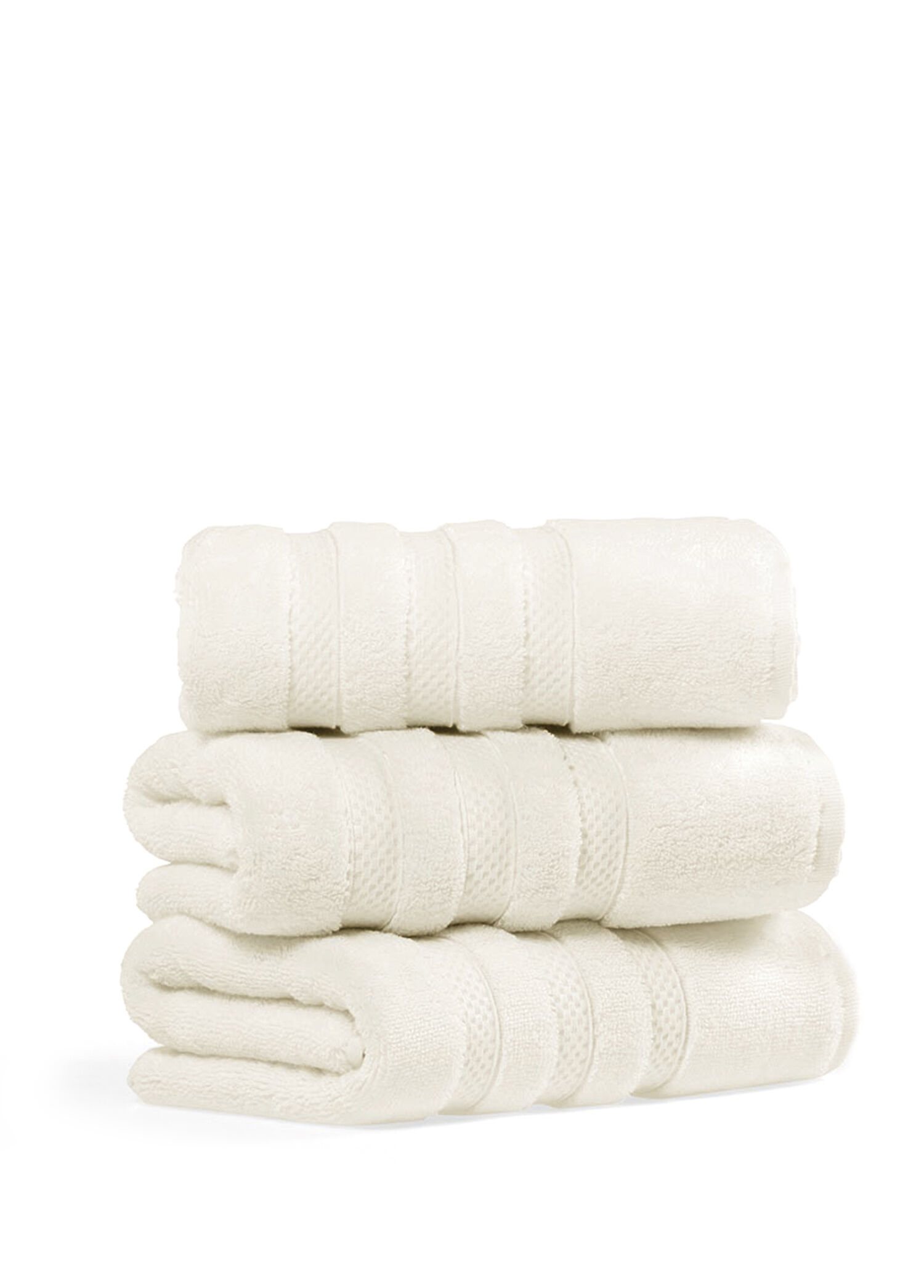 Kinsey Aerocotton® Ivory Pamuklu Tekli Banyo Havlusu 70 x 140 cm