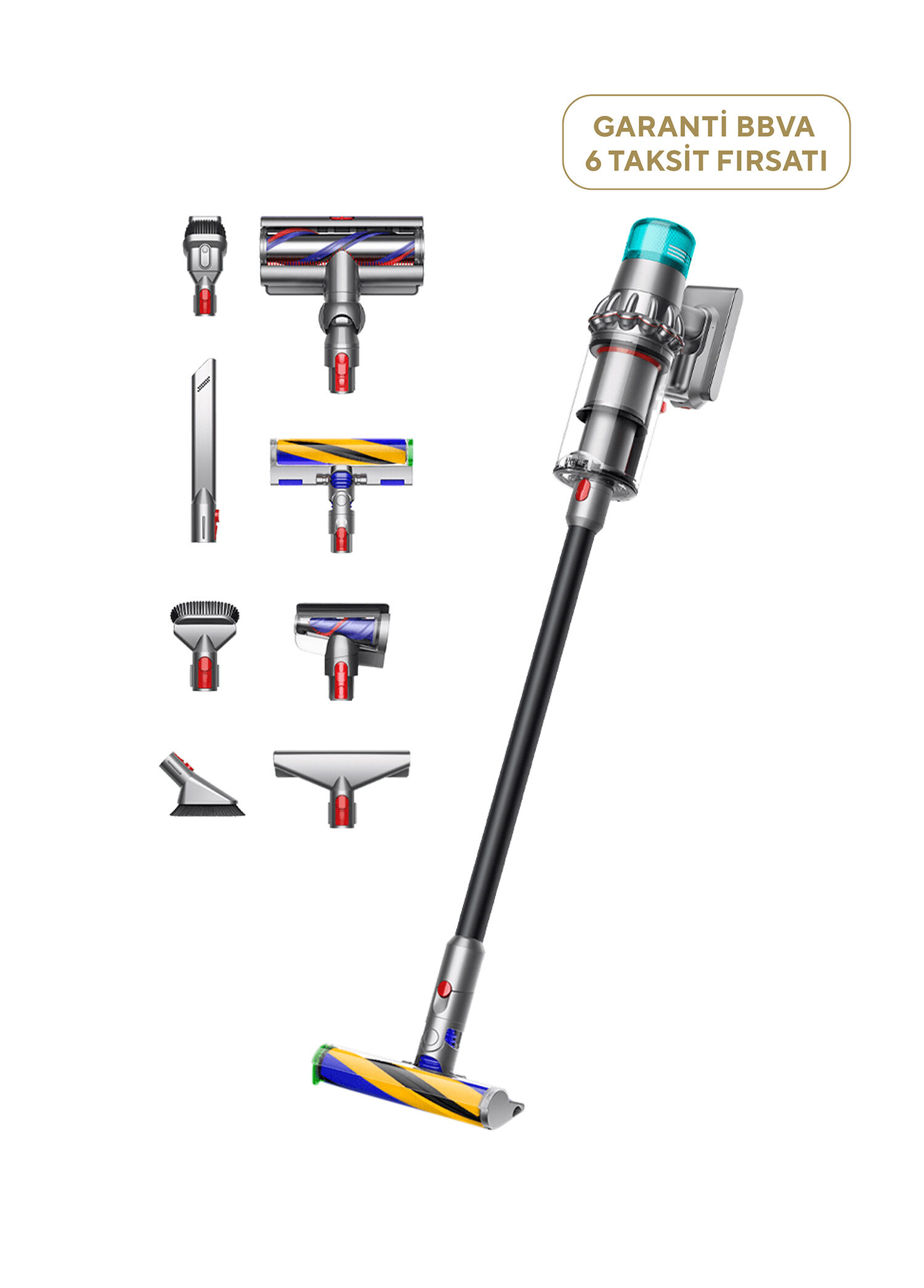 V15 Detect Total Clean Kablosuz Dikey Süpürge