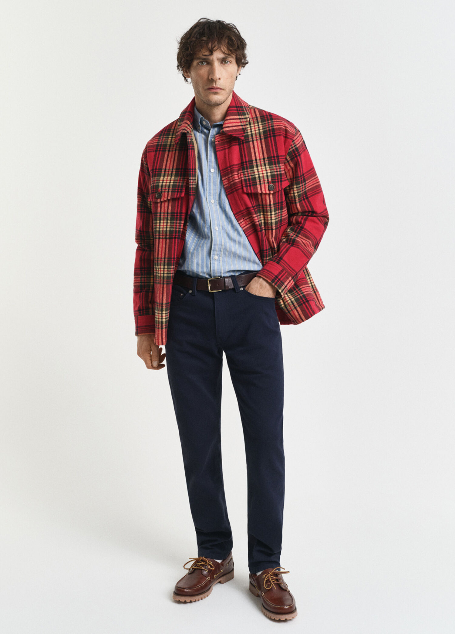 Lacivert Regular Fit Soft Twill Erkek Jean Pantolon