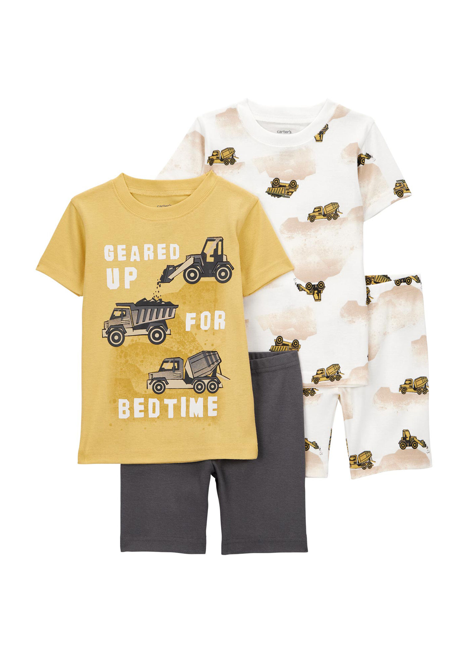 Renkli Desenli Erkek Bebek 4'lü Pijama Takımı