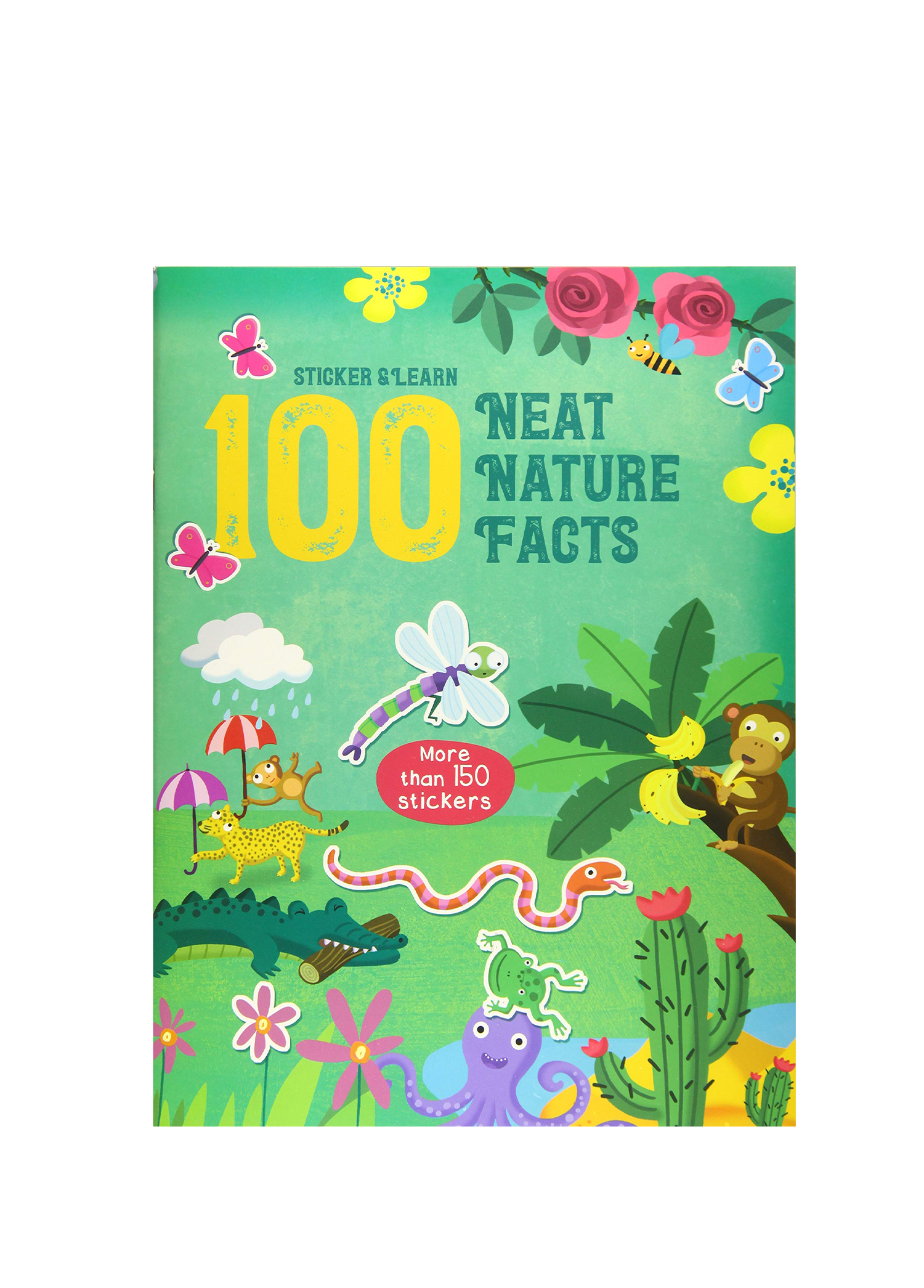 100 Facts Sticker and Learn Neat Nature Facts Book