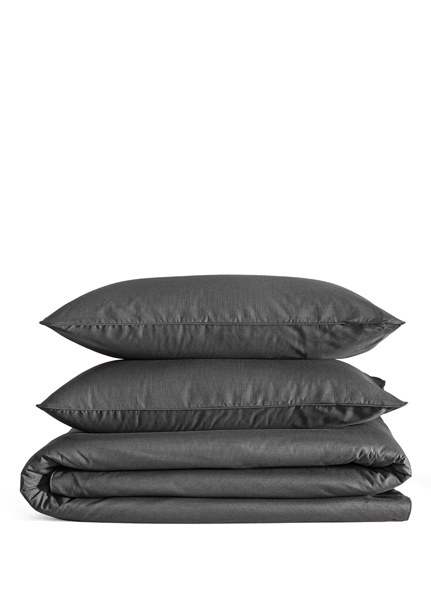 Pure Serisi Antrasit Pamuk Percale Çift Kişilik Nevresim Seti 200x220 cm