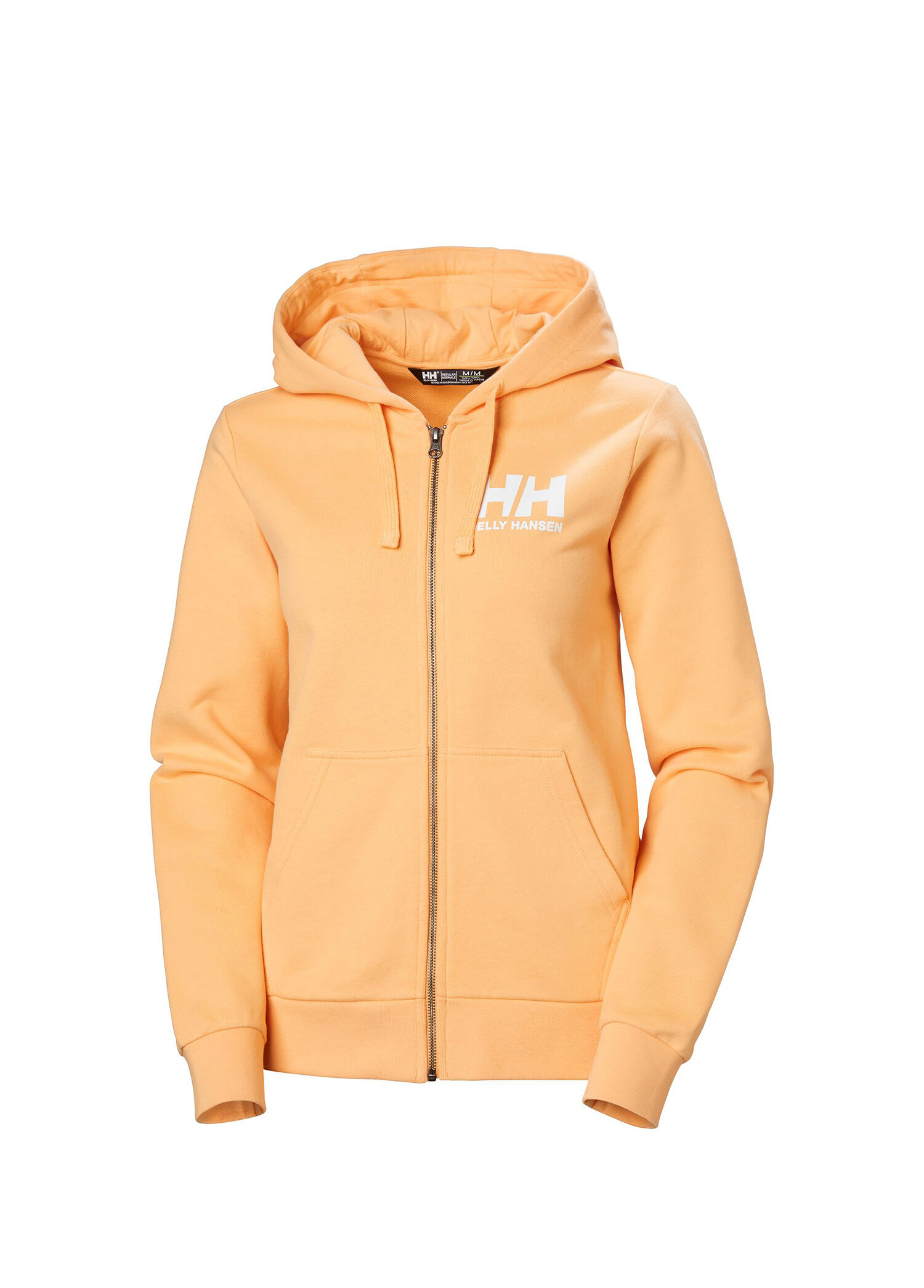 W Hh Logo Full Zip 2.0 Kapüşonlu Miami Peach Kadın Sweatshirt