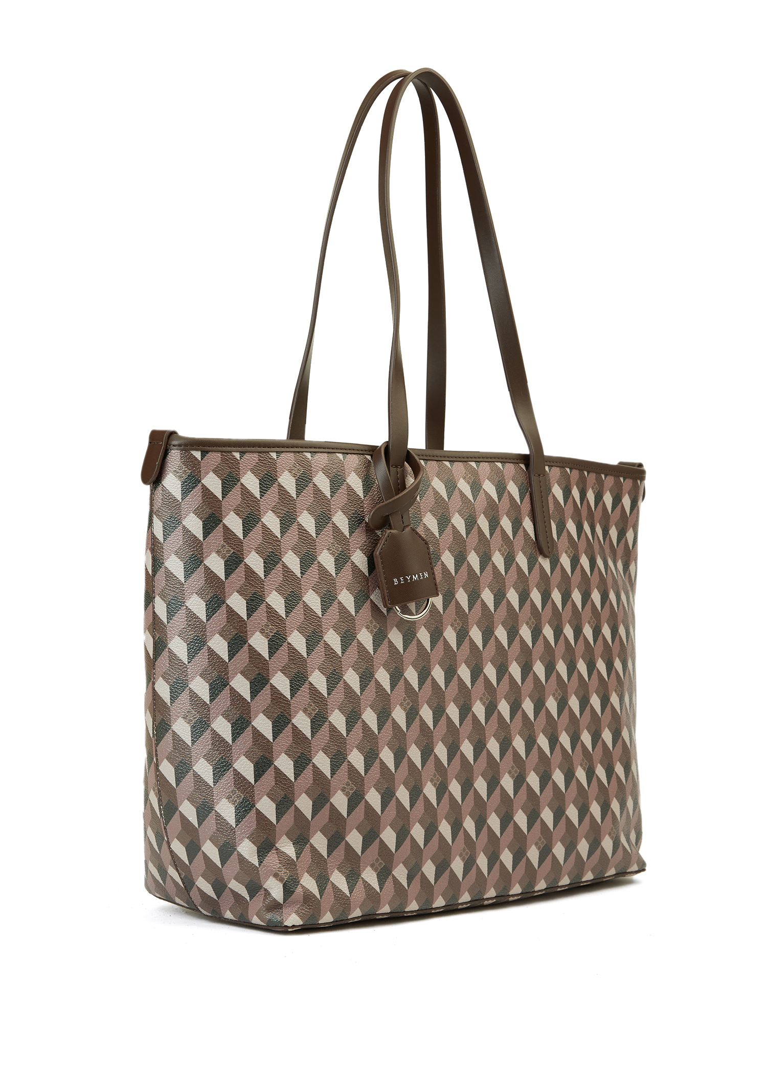 Beymen Monogram Brown Womens Shopping Bag