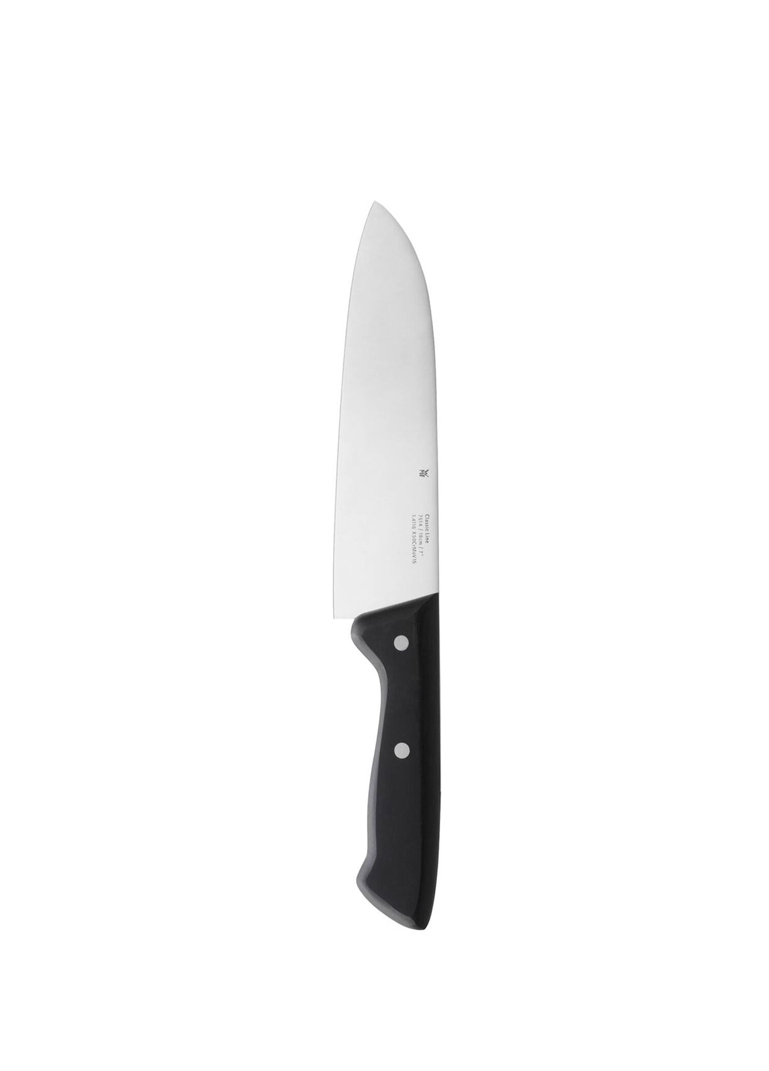Classic Line Siyah Çelik Santoku Bıçağı