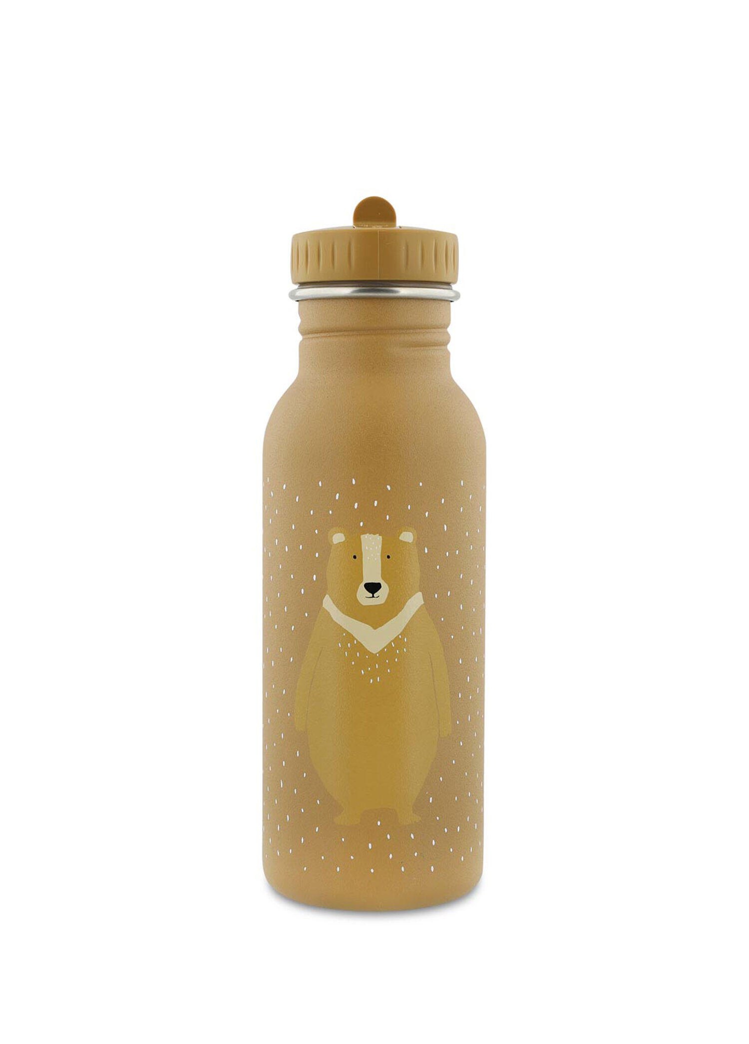 Mr. Bear Kahverengi 500 ml Paslanmaz Çelik Matara