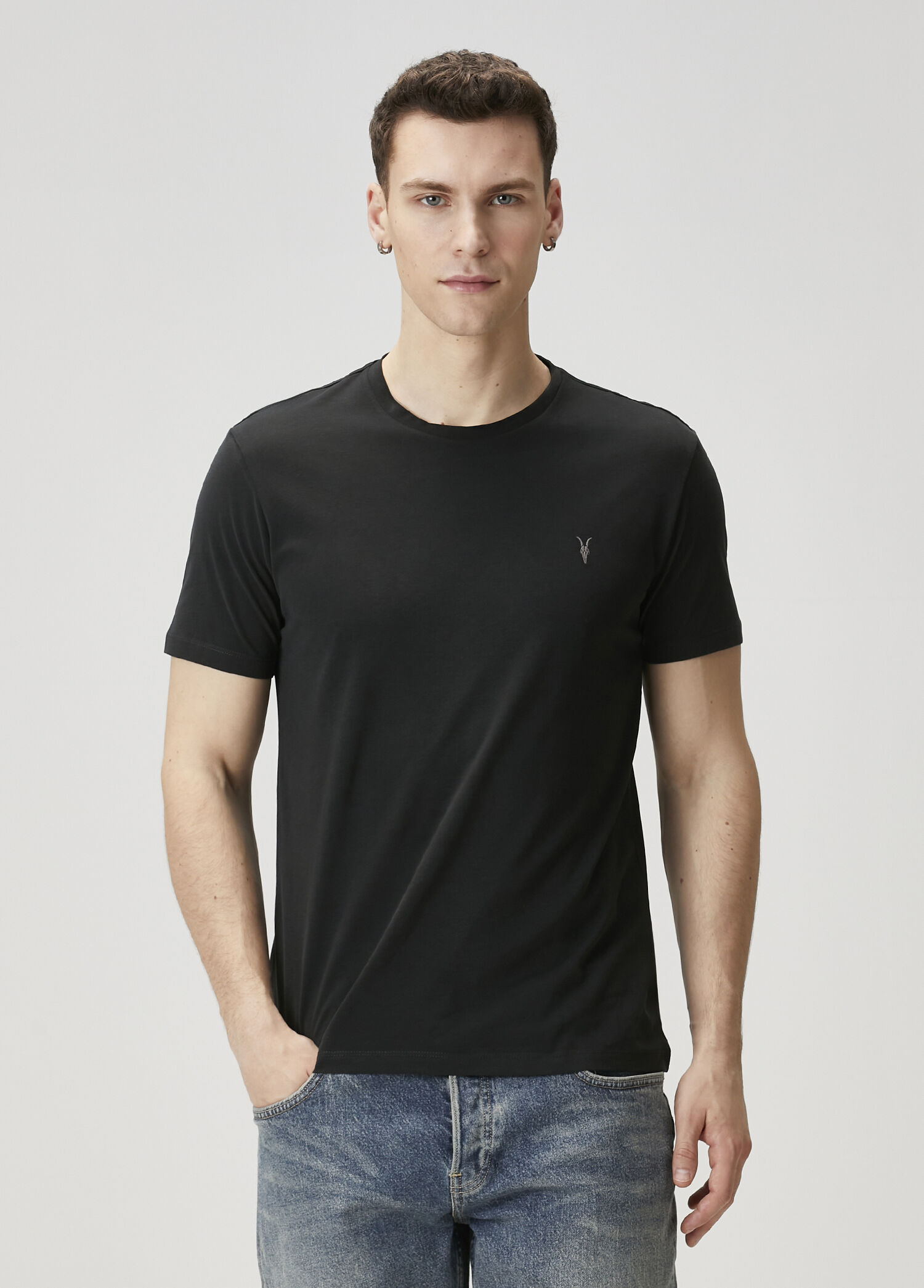 AllSaints Siyah Erkek Brace 3lü T-shirt Seti 1699039 | Beymen