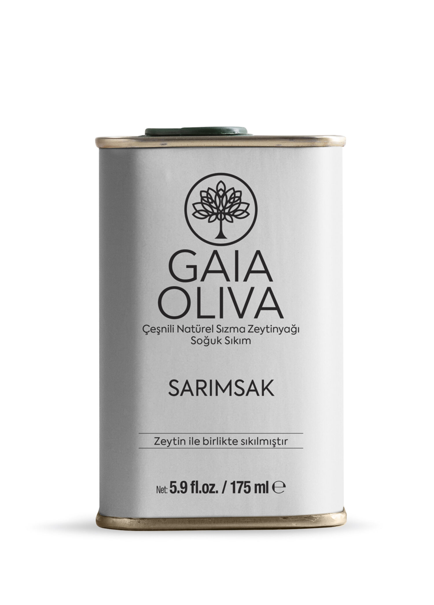 P Gaia Oliva Sarimsak Cesnili Naturel Sizma Zeytinyagi 175 Ml