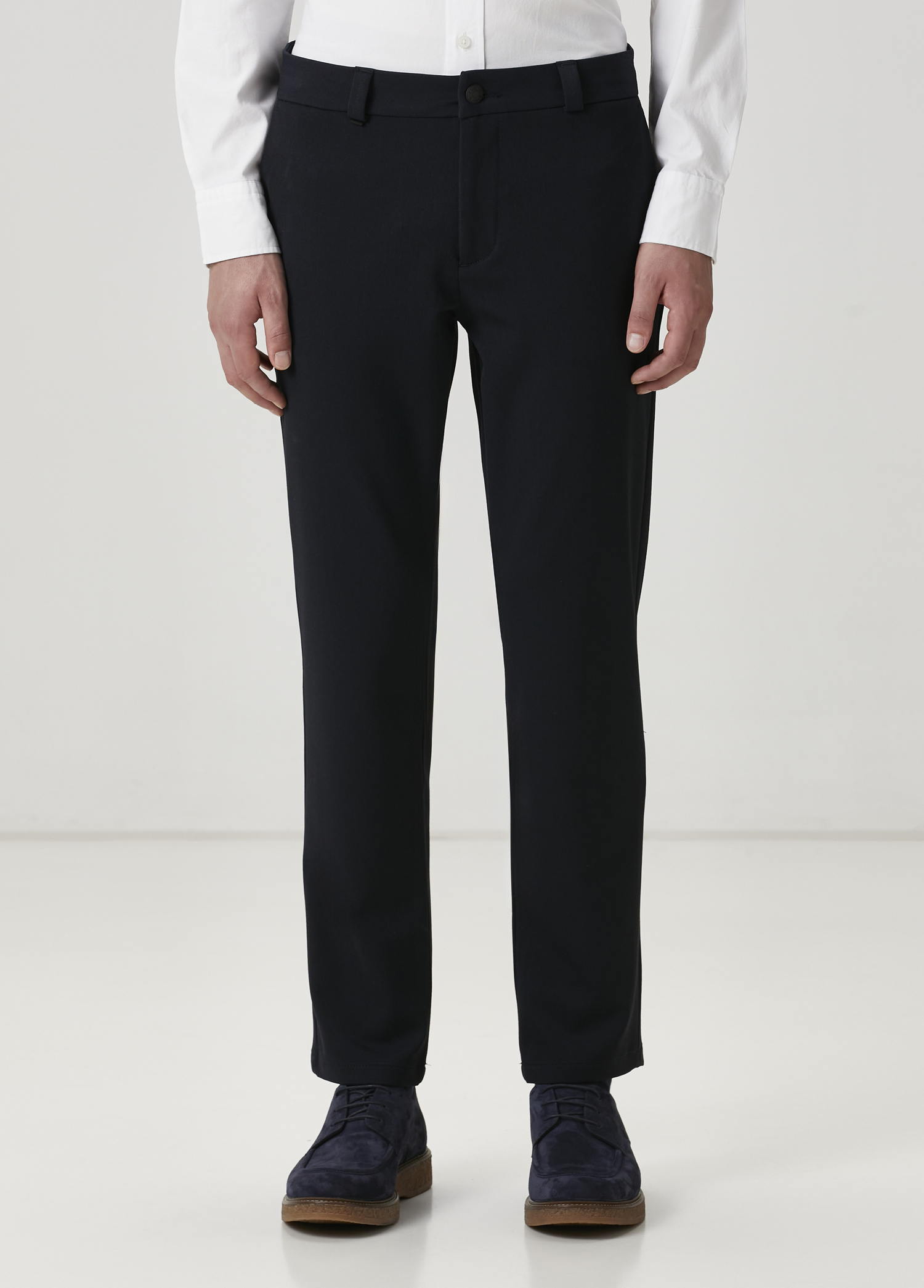 Slim Fit Lacivert Chino Pantolon_1