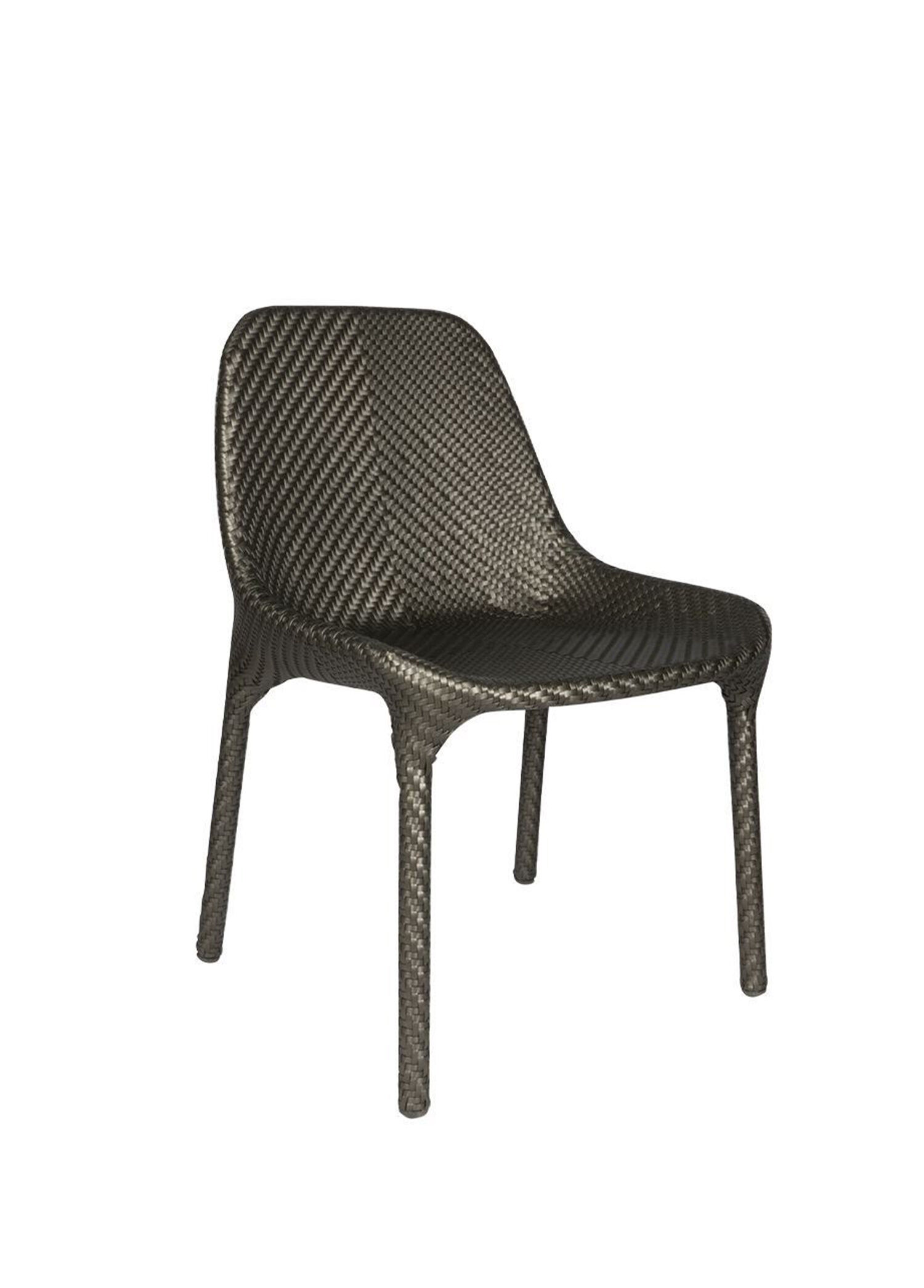 Cumba Selection - Stream Gri Titanyum Rattan Bahçe Sandalyesi - Gri