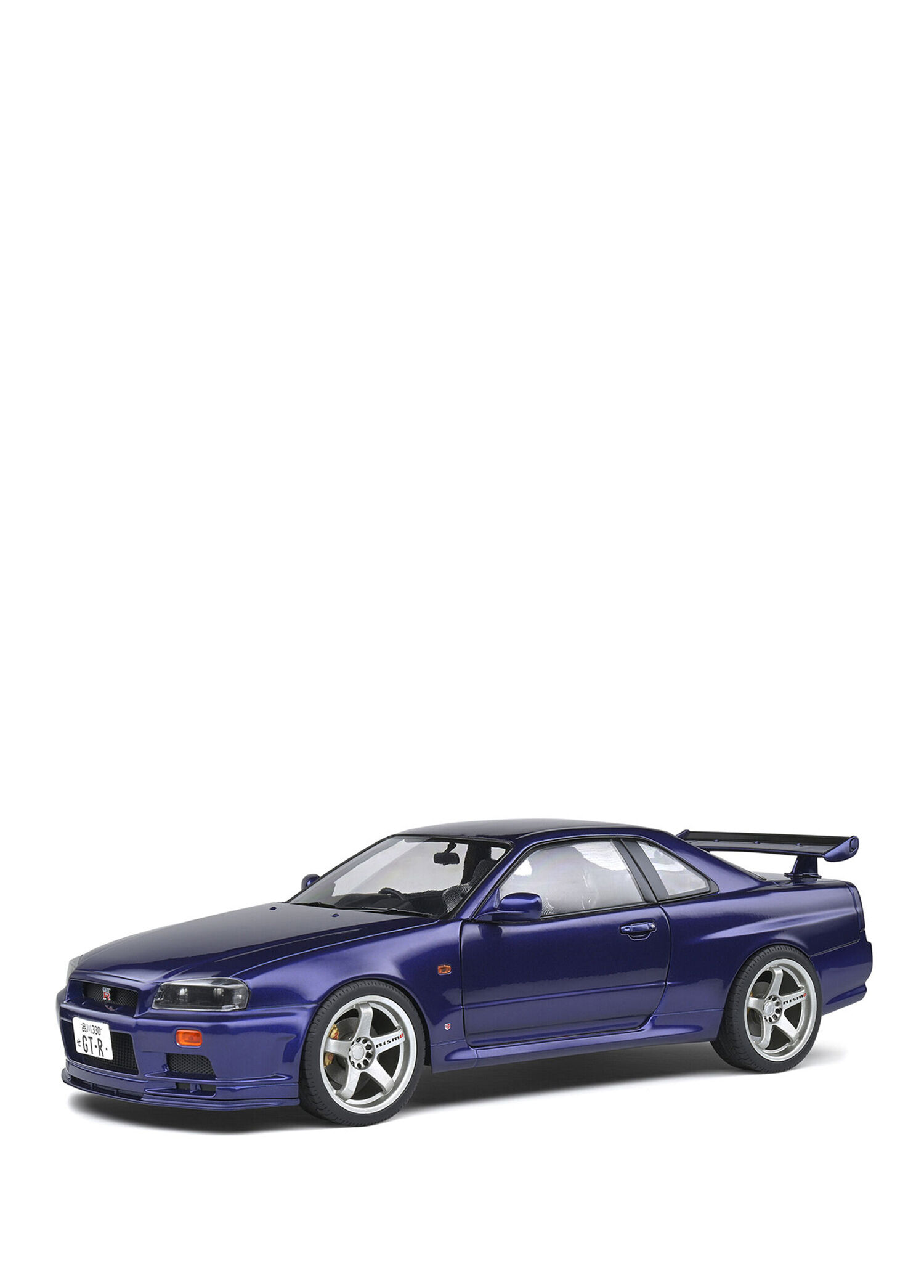 Solido - 1999 Nissan GT-R R34 1:18 Mor Model Araba - Mor