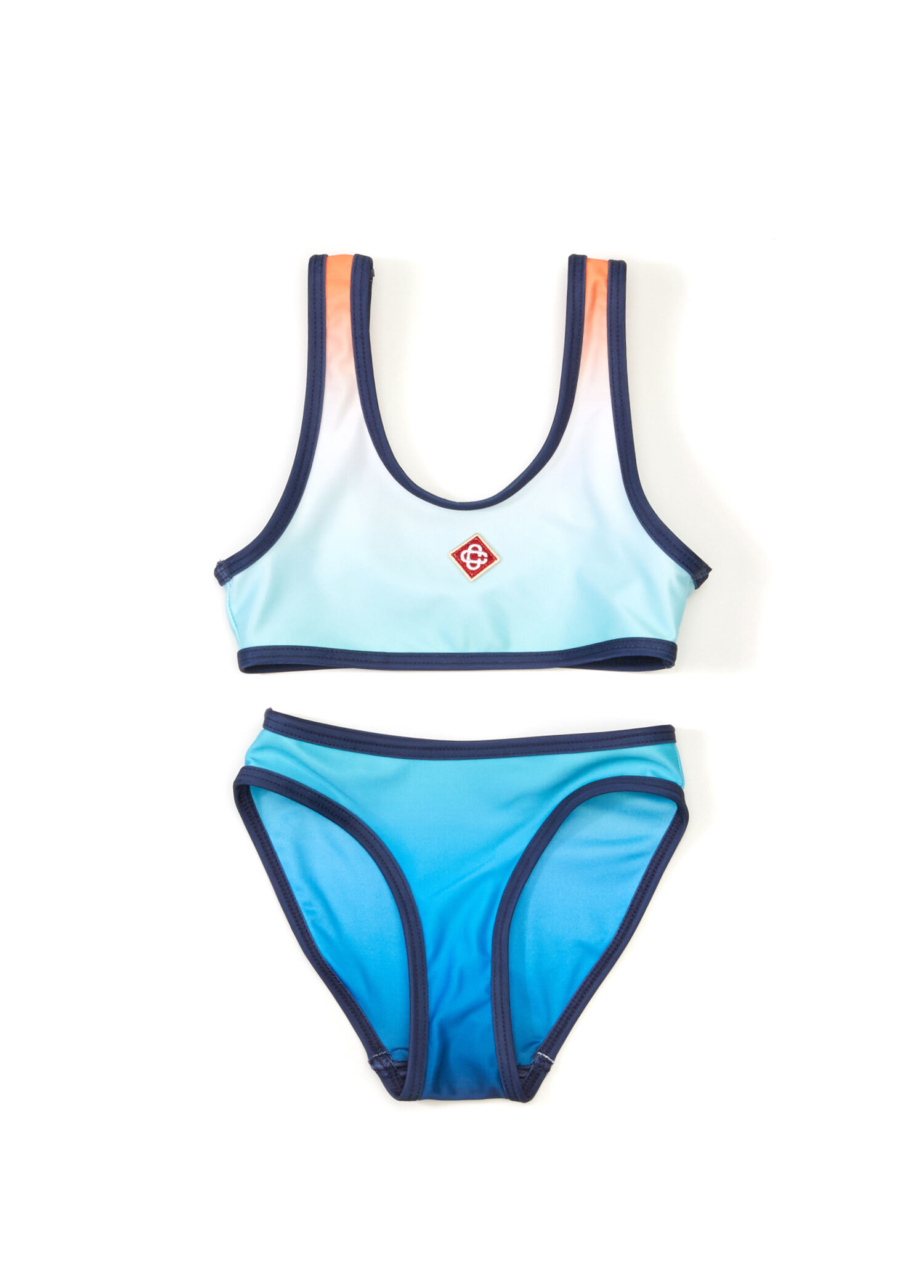 Çok Renkli Kız Çocuk Bikini Takımı