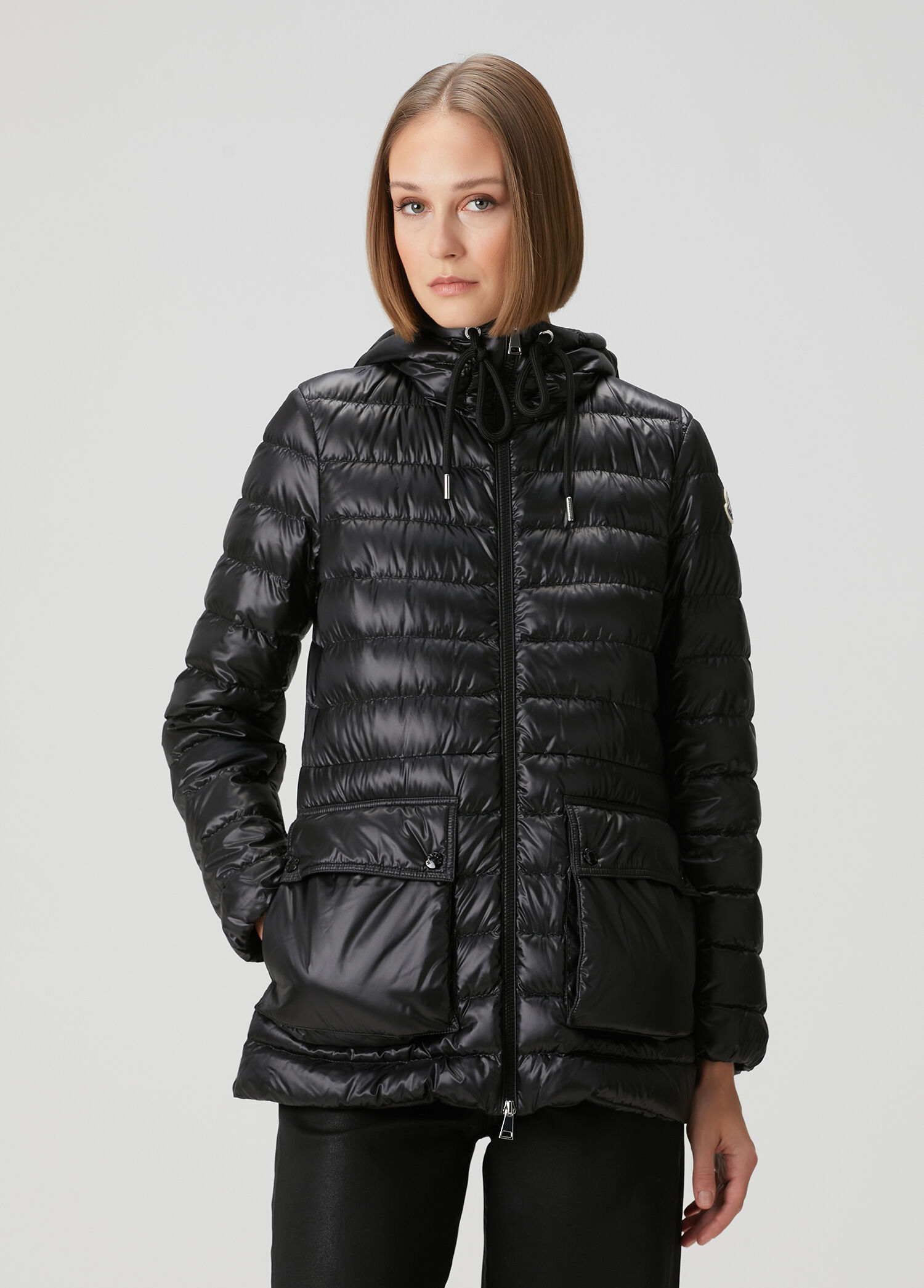 Moncler Siyah Kadın Jasmin Siyah Kapüşonlu Mont 1892561 | Beymen