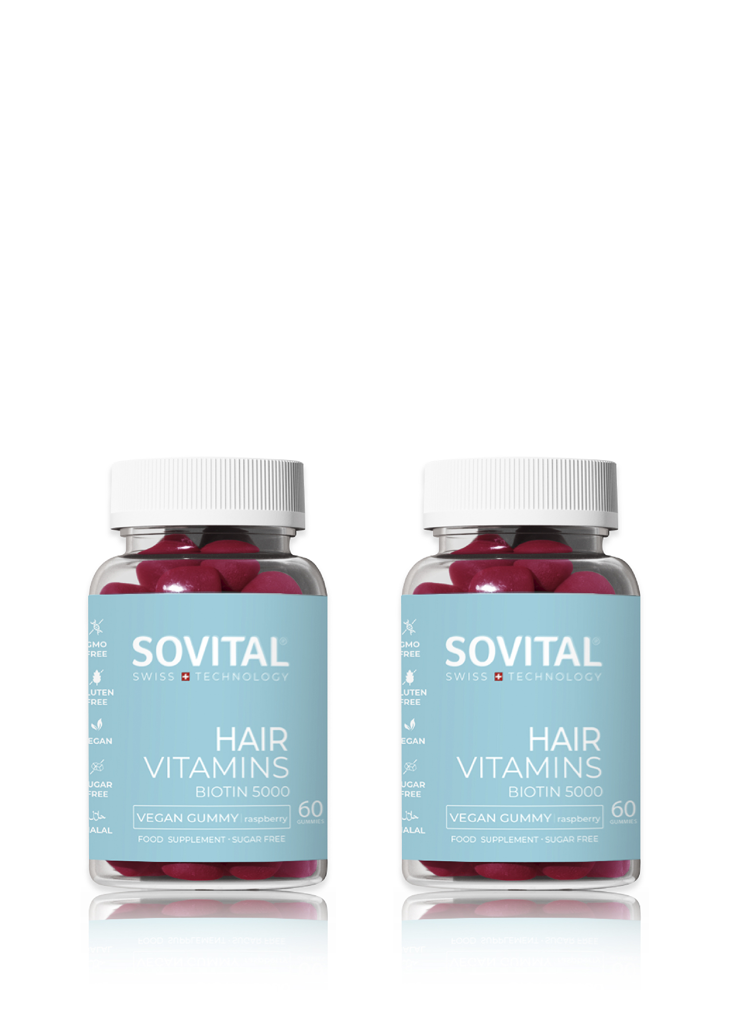 Hair Vitamins Saç Vitamini 2x60 Vegan Gummy