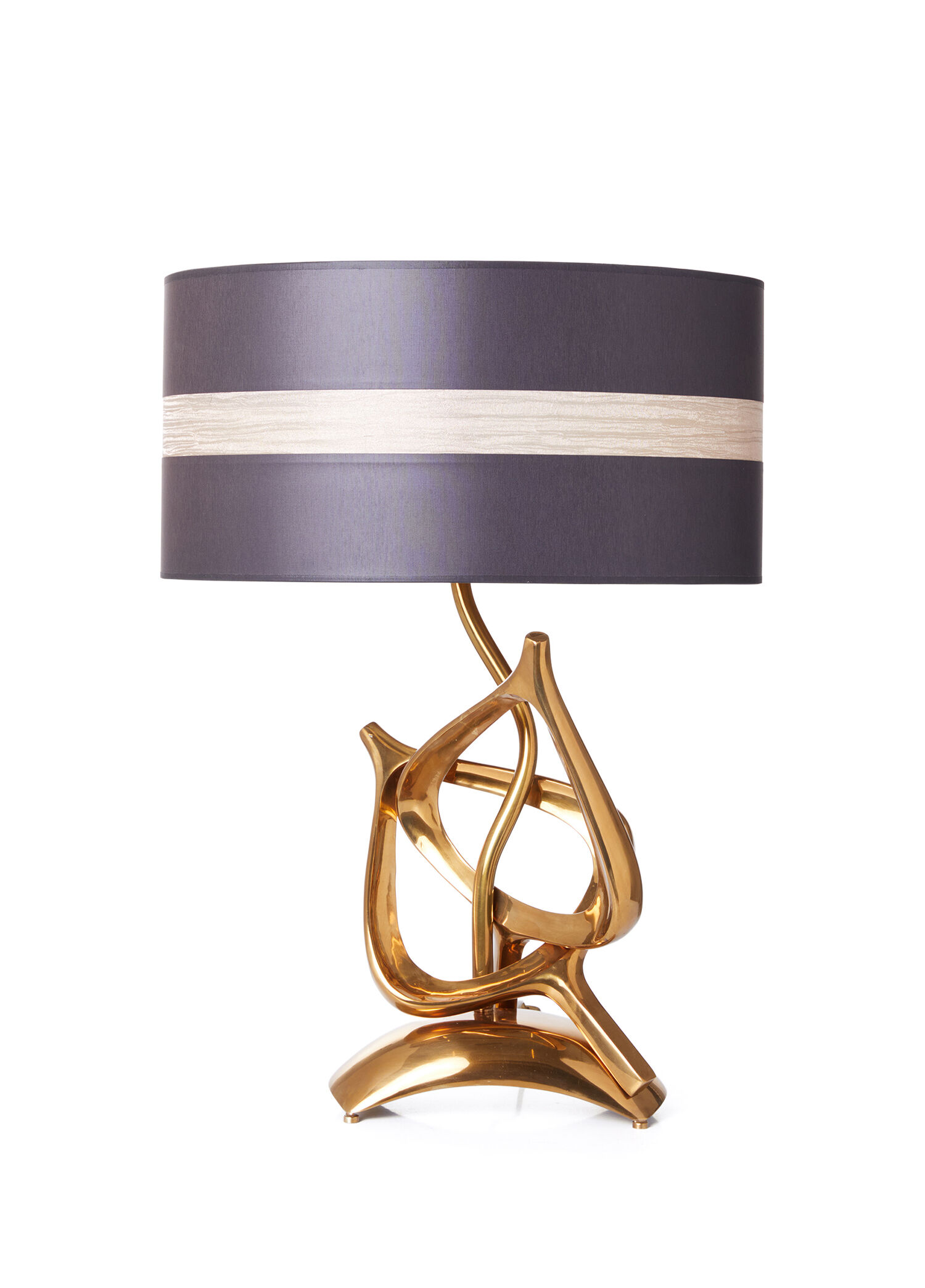 Arvella Kalp Gold Bronz Pirinç Abajur