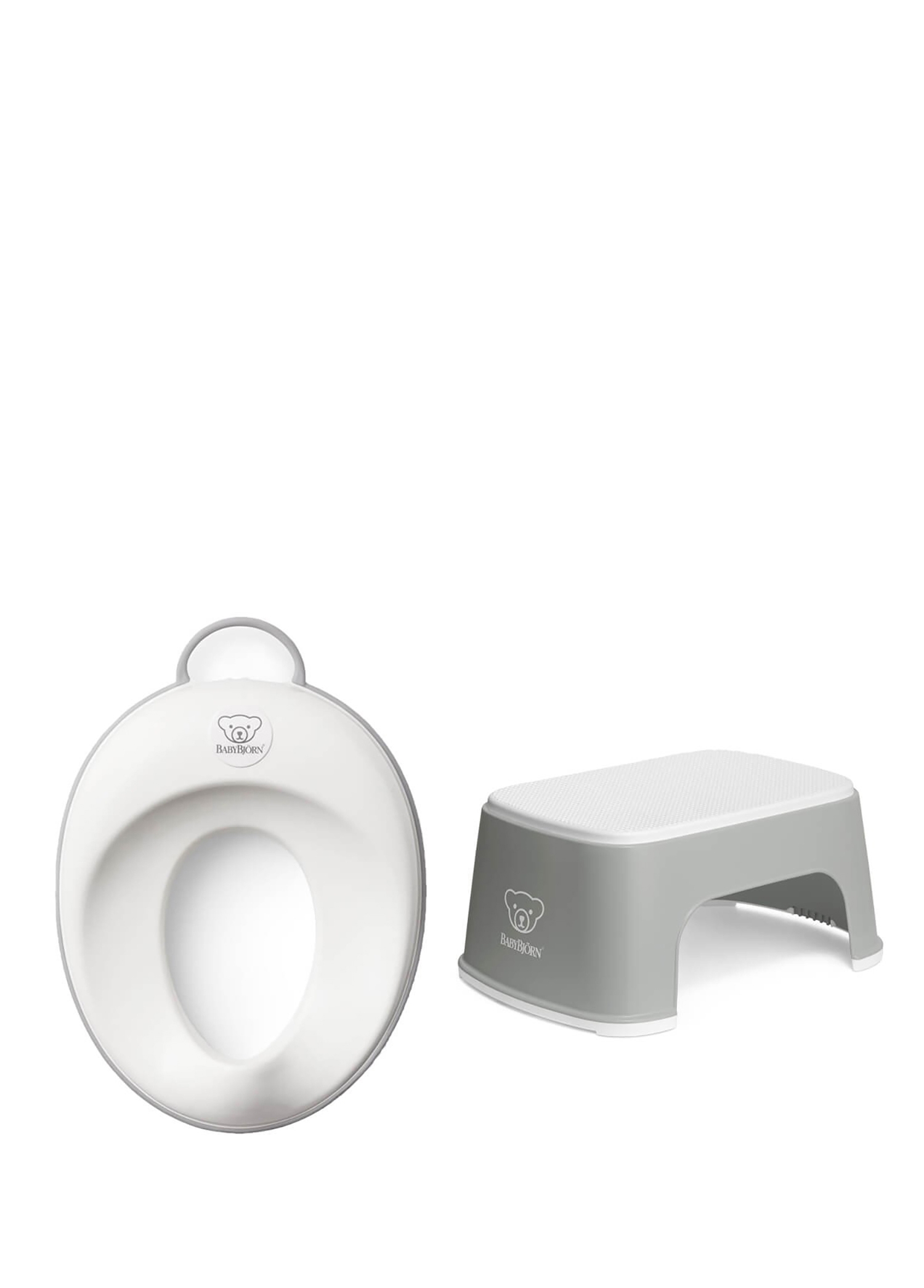 Grey White Klozet Adaptörü ve Safe Step Banyo Basamağı