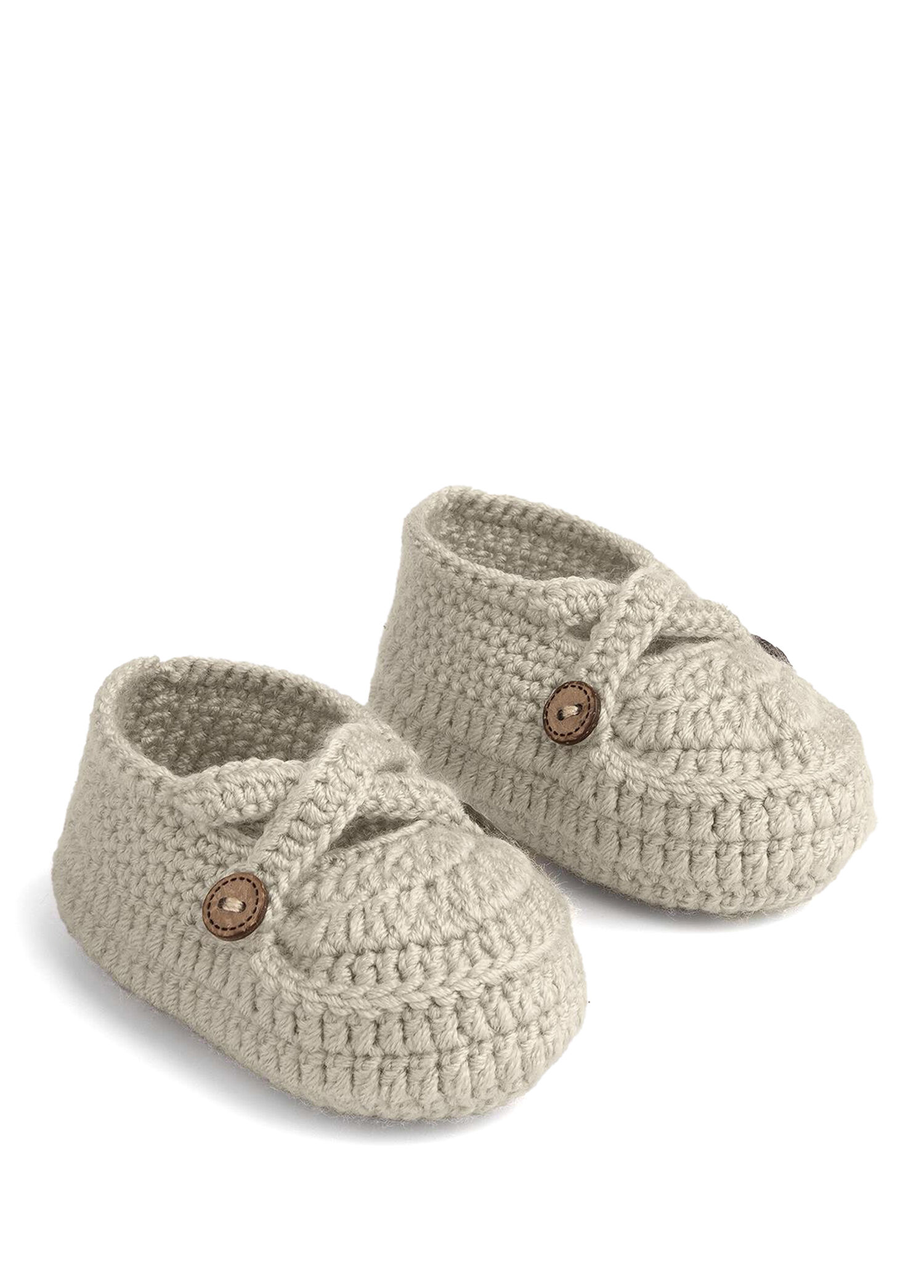 Sahra Beji Çapraz Şeritli Unisex Bebek Patik
