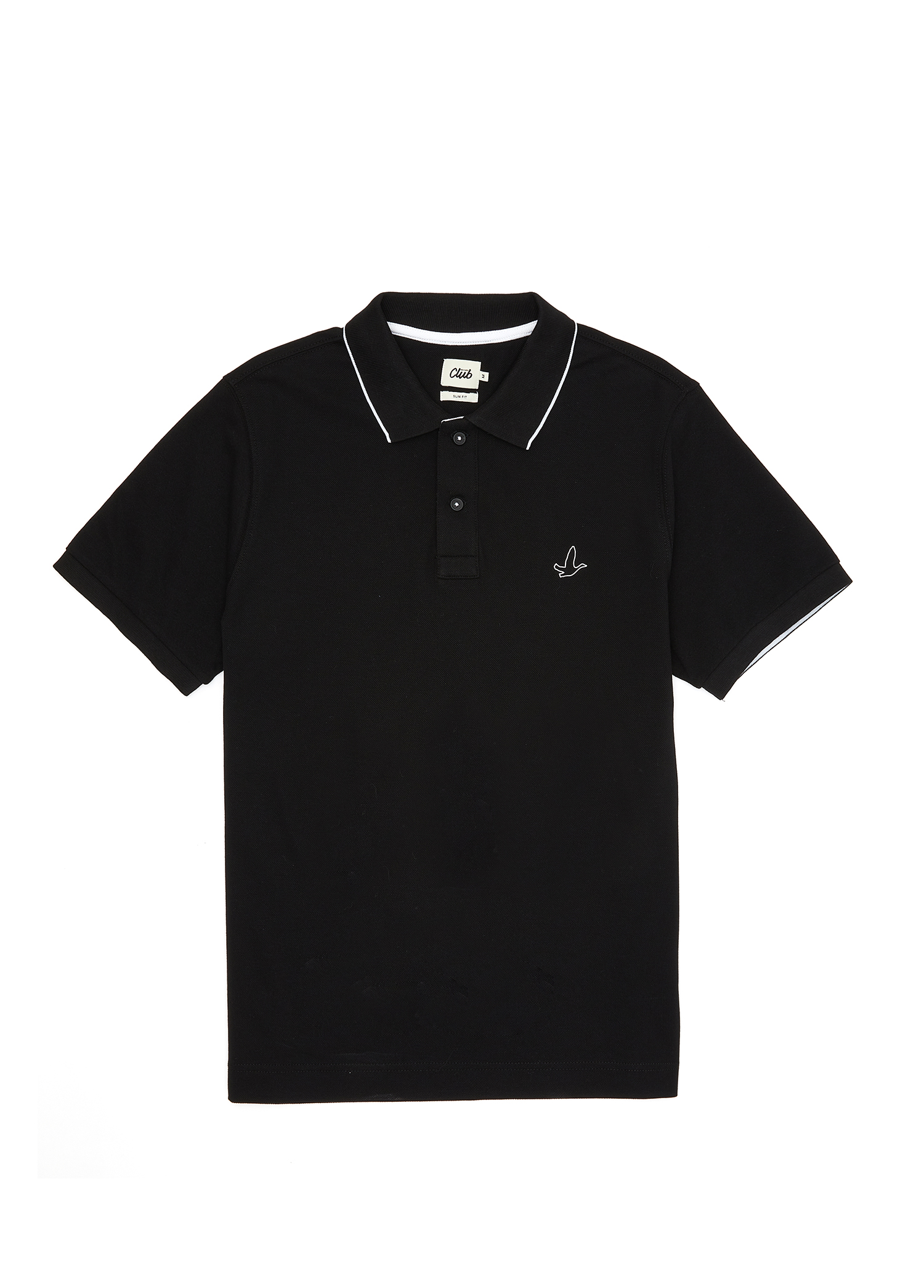 Slim Fit Siyah Polo Yaka T-shirt_9