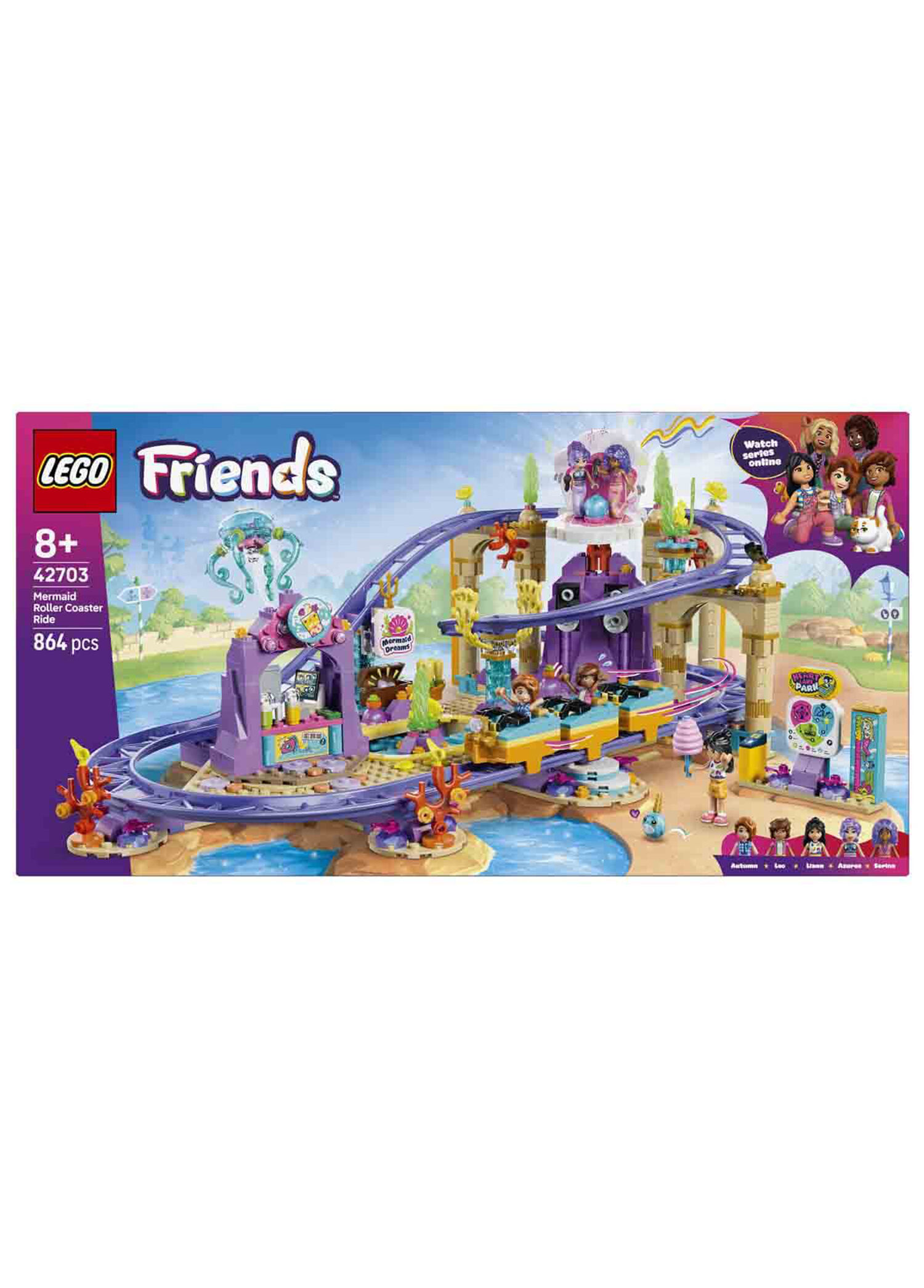 LEGO - Friends Deniz Kızı Hız Treni 864 Parça 8+ Yaş Yapı Oyuncağı
