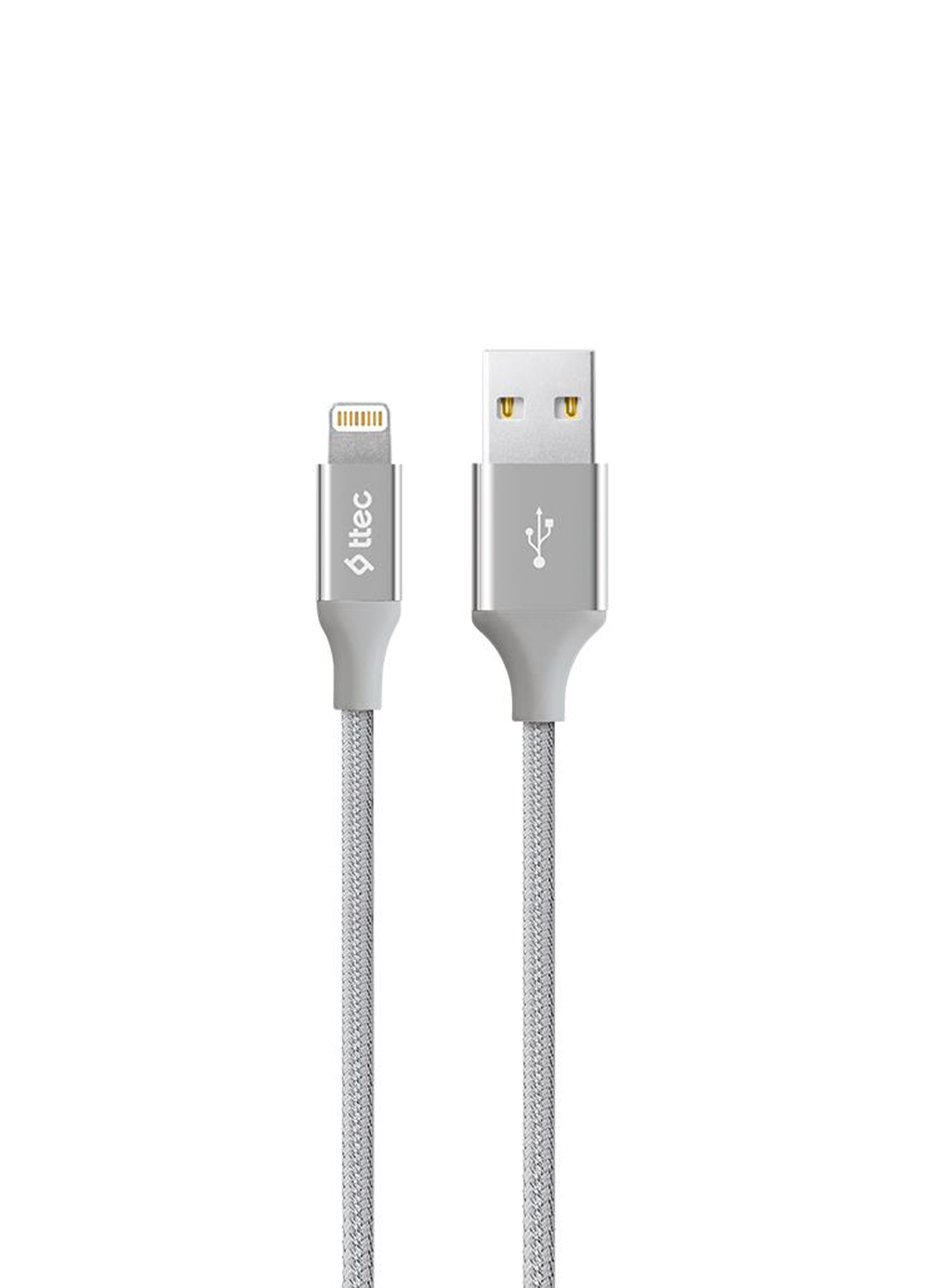 AlumiCable Gümüş USB-A To Lightning Şarj Kablosu