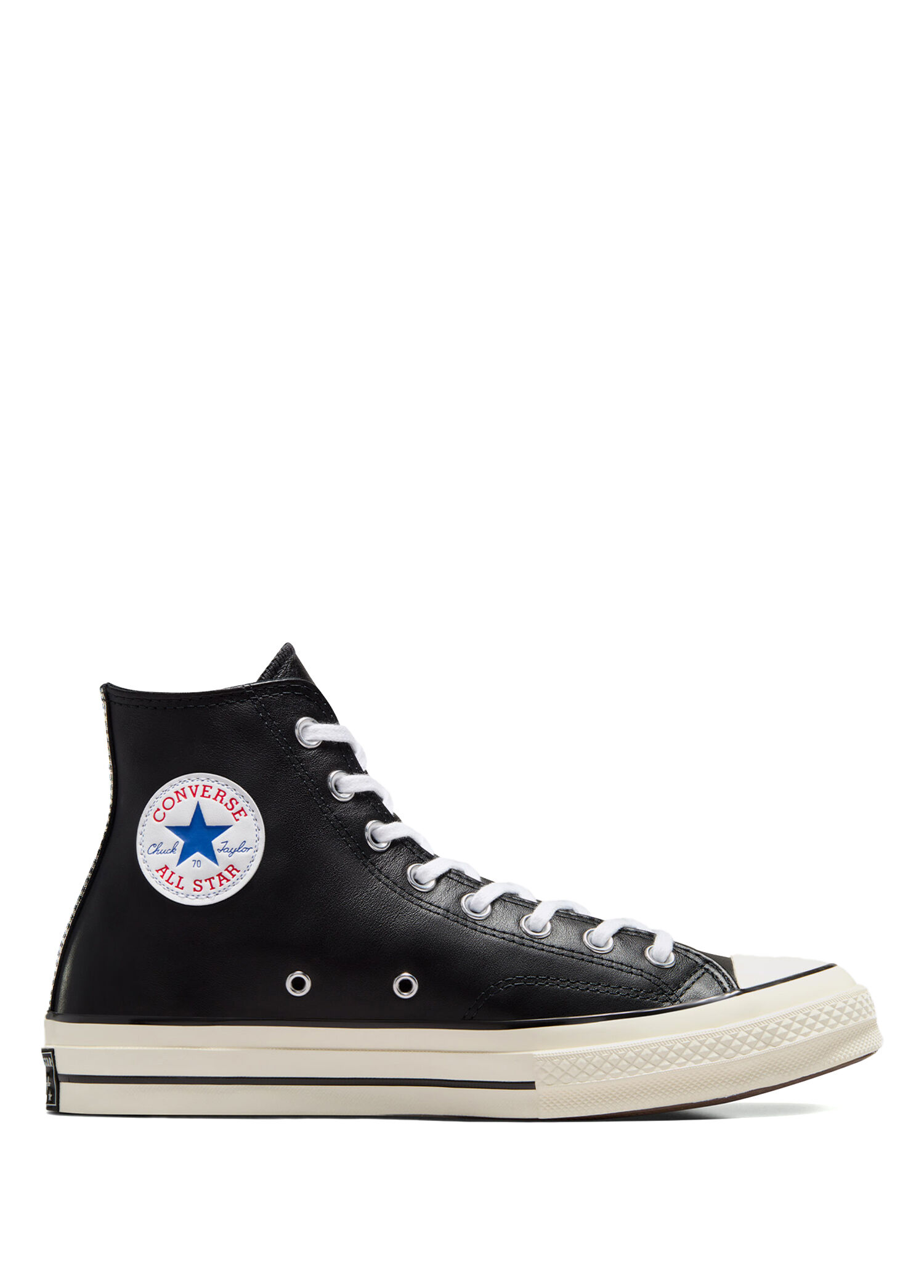 Chuck 70 Siyah Deri Erkek Sneaker