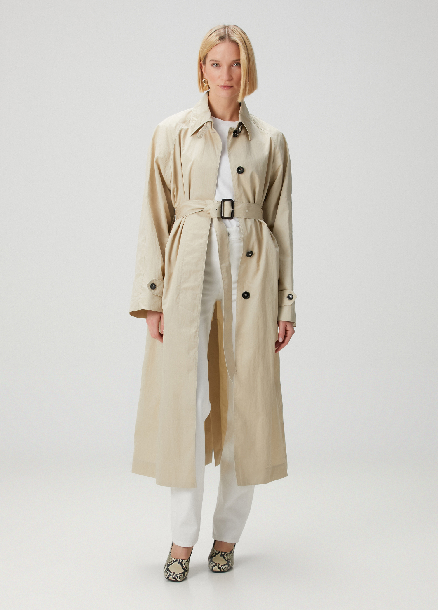 Beige Trench Coat