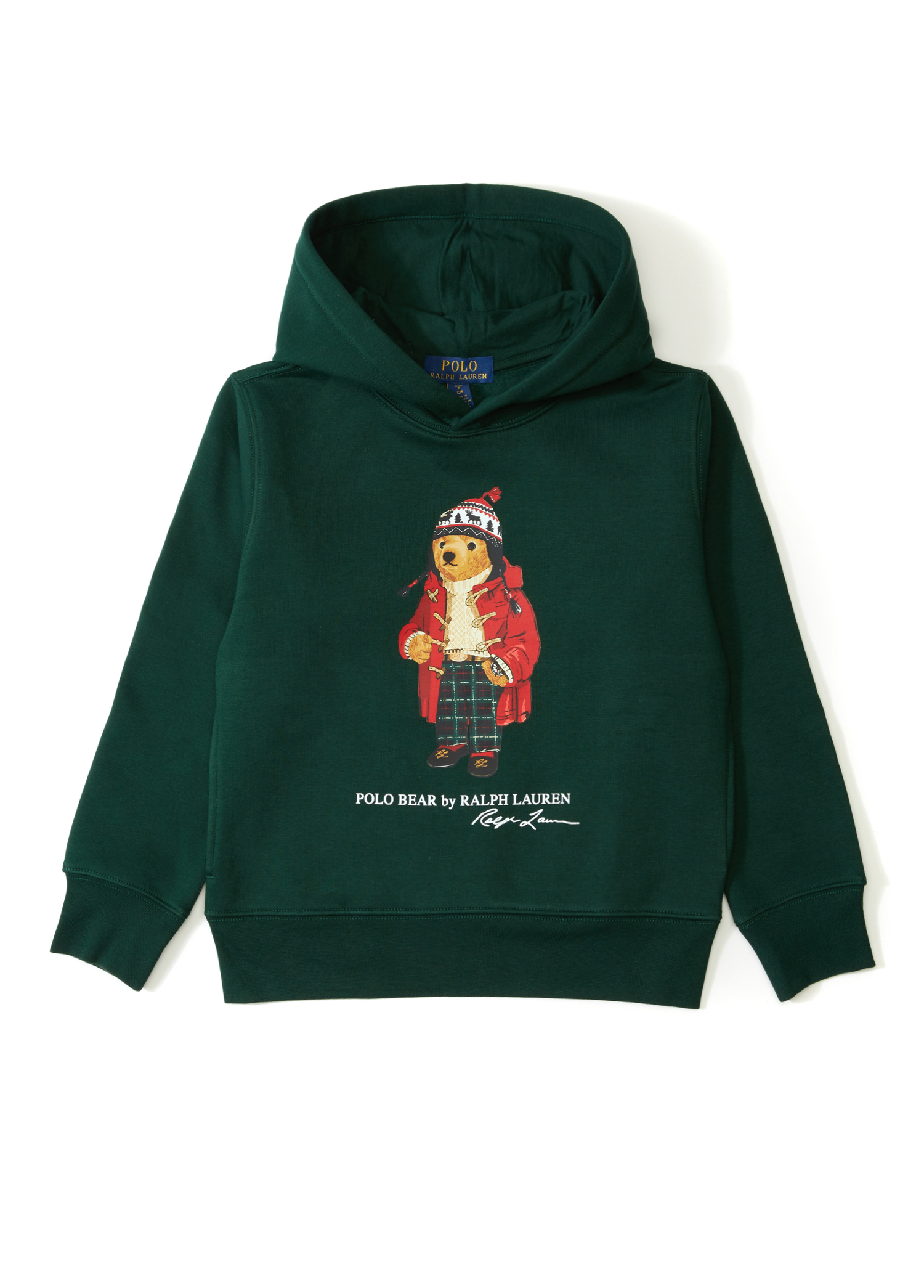 Yeşil Kapüşonlu Erkek Çocuk Sweatshirt