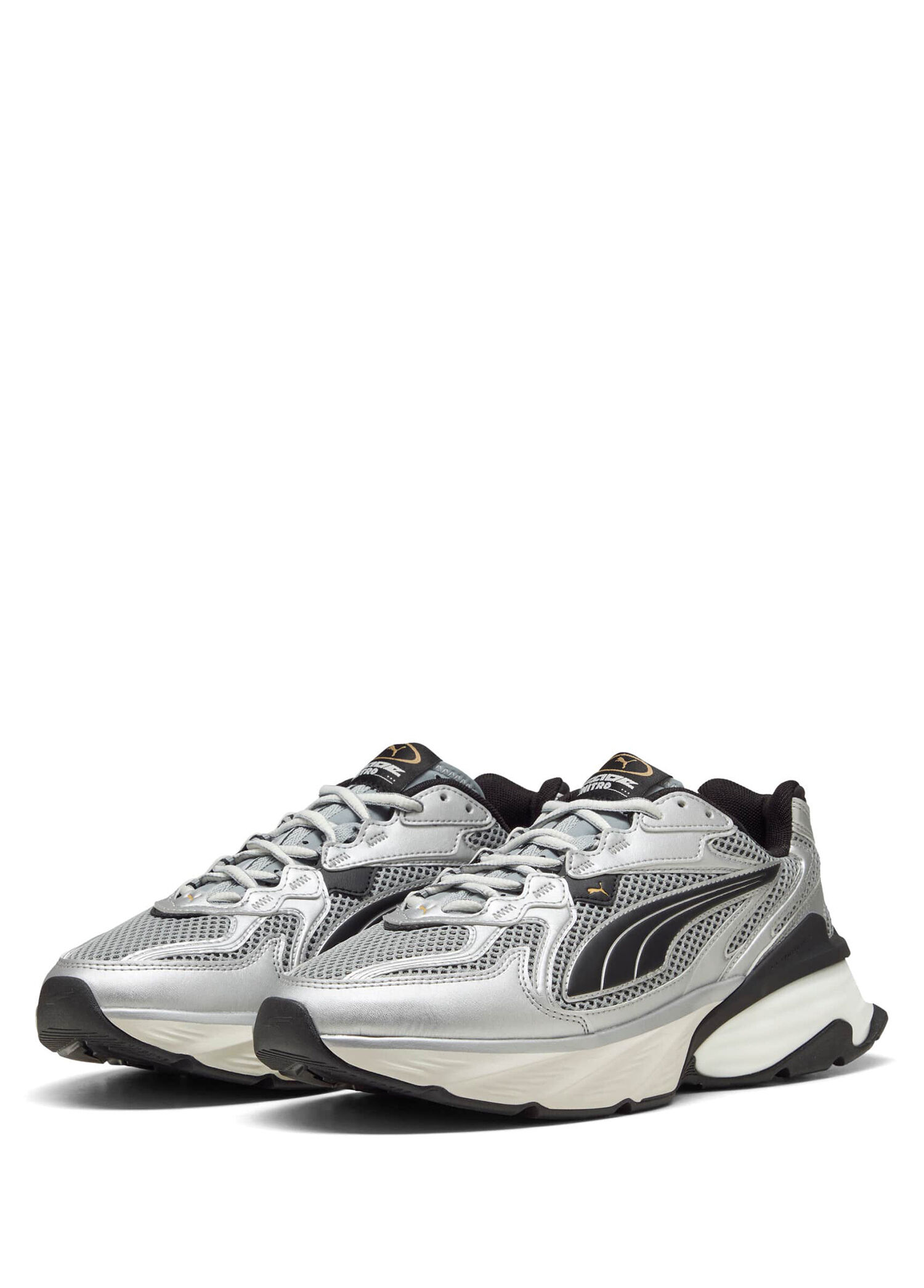 Puma PUMA Silver-Cool Mid Gray-PUMA Erkek Fade Silver Cool Mid