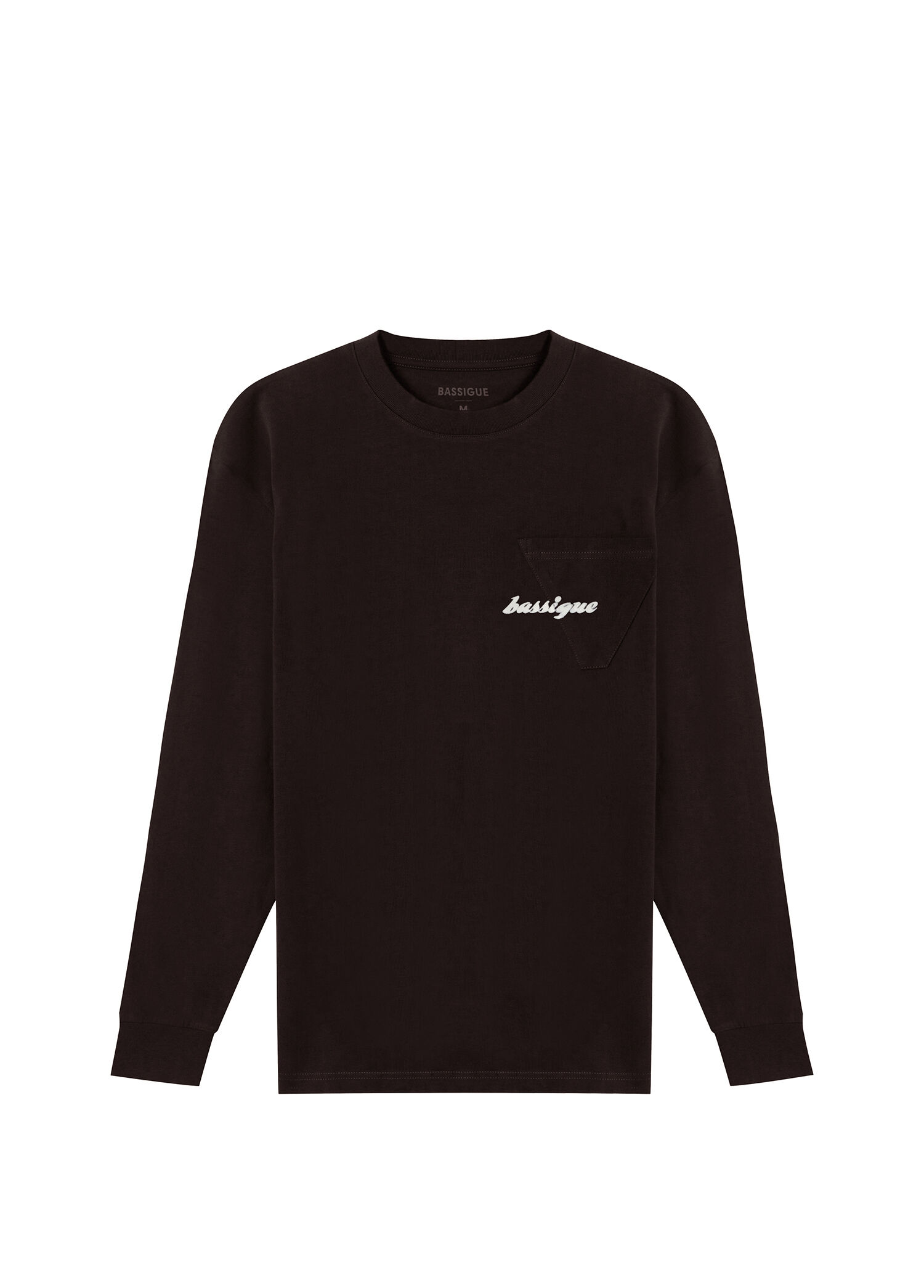 Kahverengi Retro Nakışlı Uzun Kollu Erkek T-Shirt