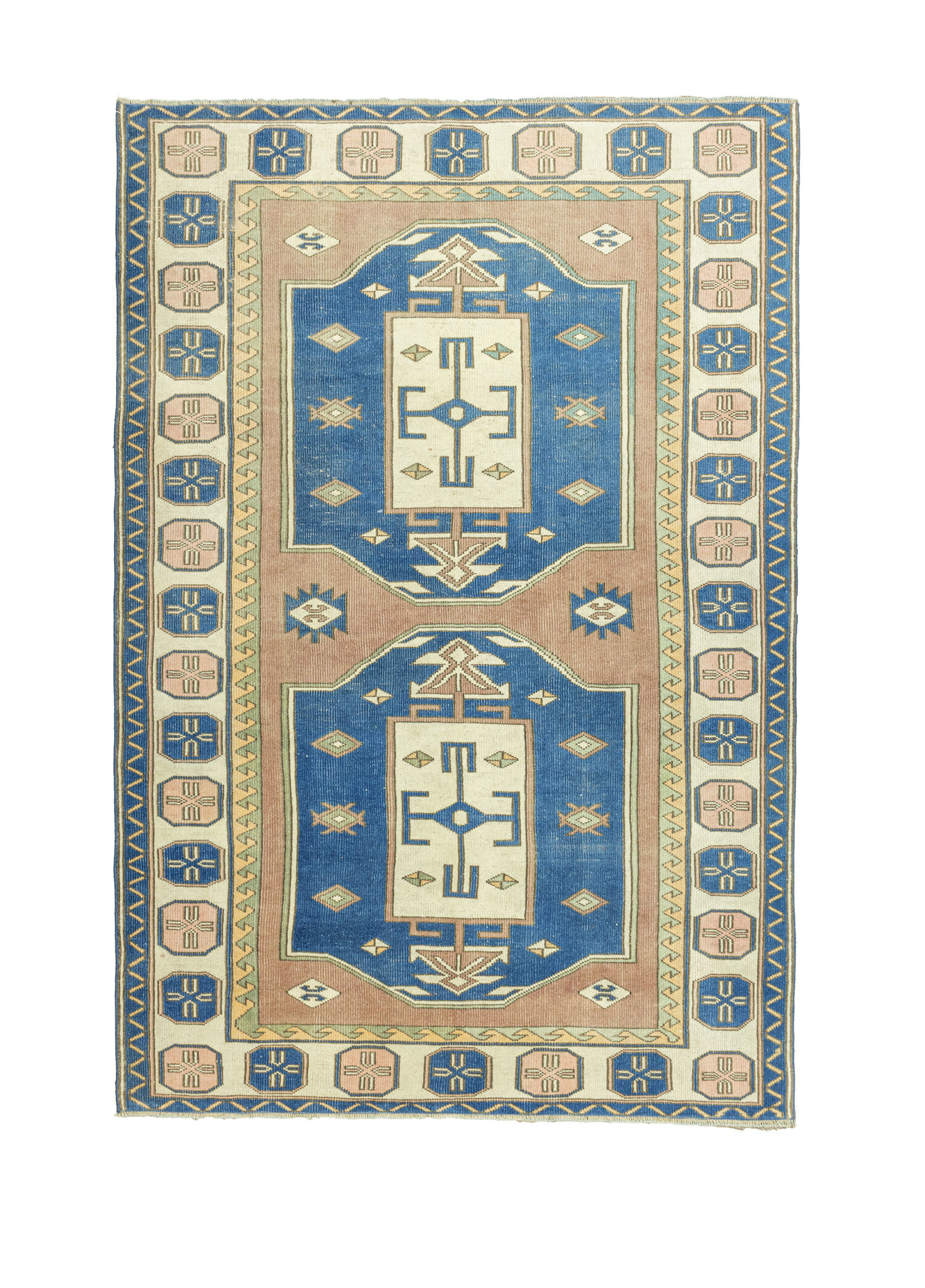 Abay Vintage El Dokuma Yün Halı 167 x 259 cm