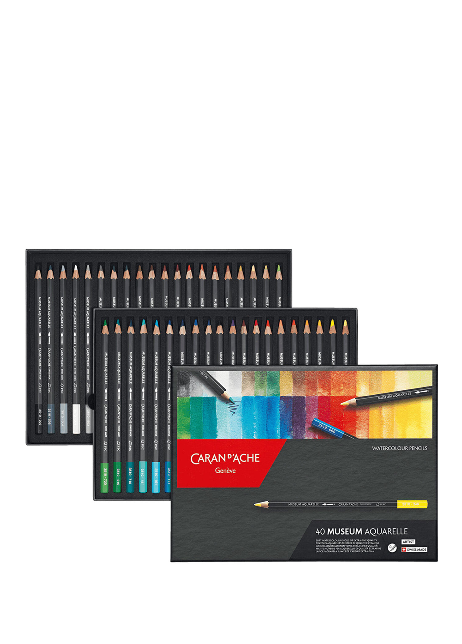 Museum Aquarelle 40 Renkli̇ Standart Set