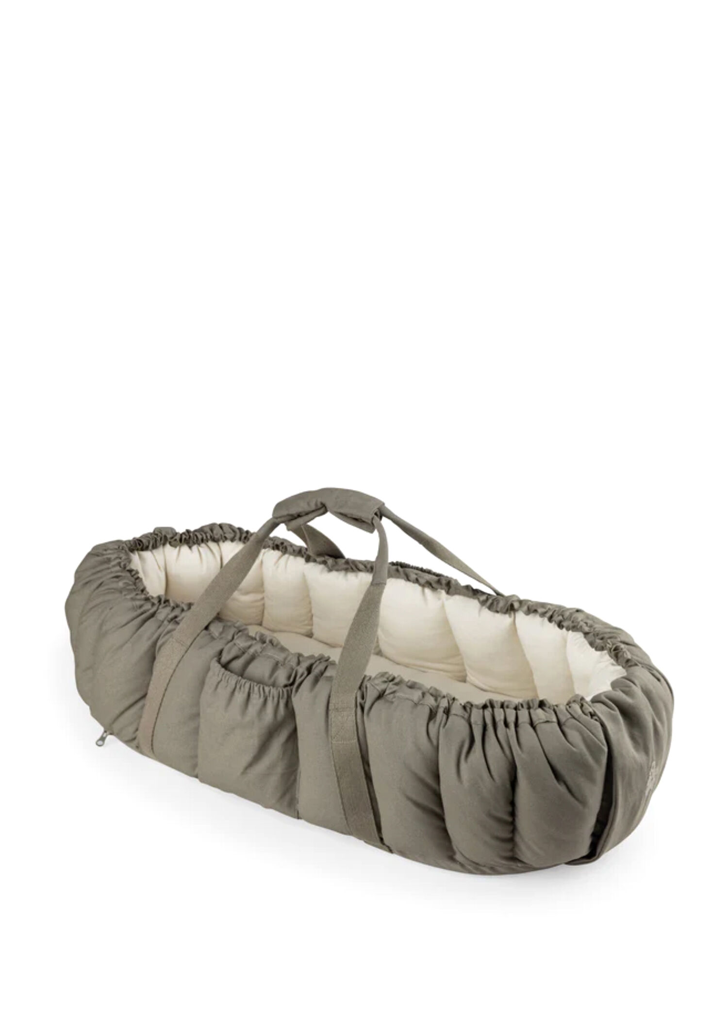 Dark Olive 3'ü 1 Arada Portbebe Baby Nest ve Oyun Halısı