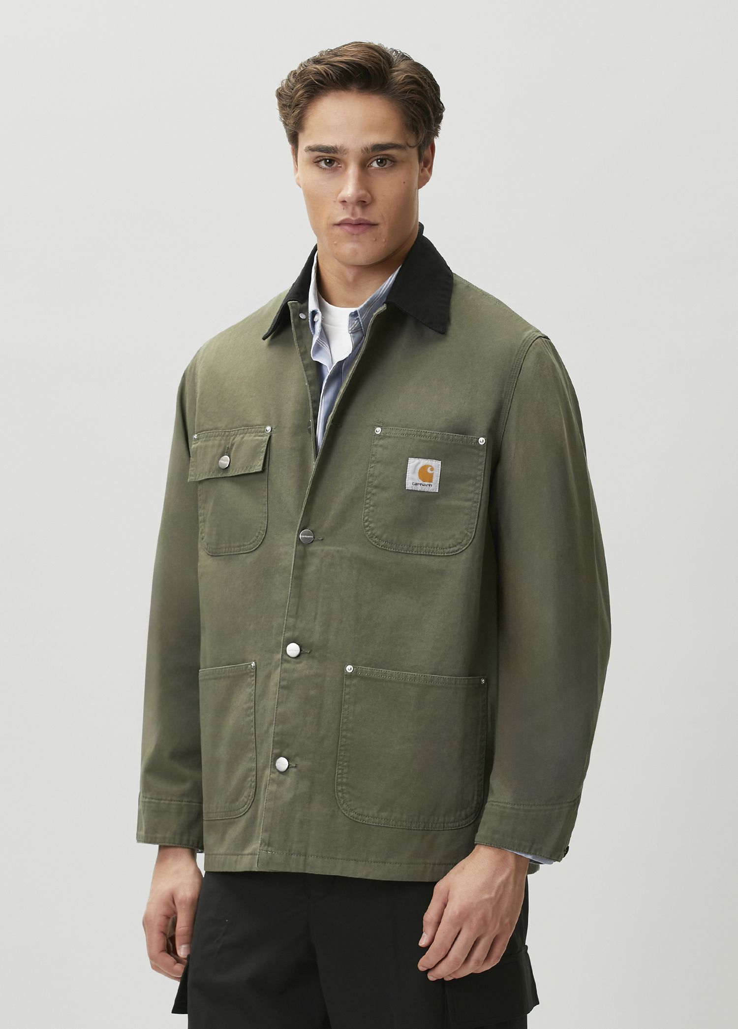 Carhartt WIP Siyah-Yeşil Erkek Chore Siyah Yeşil Organik Pamuk