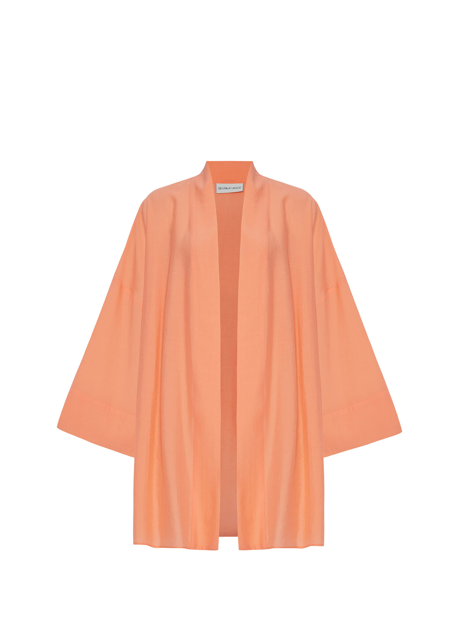 The Joyous Kayısı Rengi Kadın Kısa Kimono