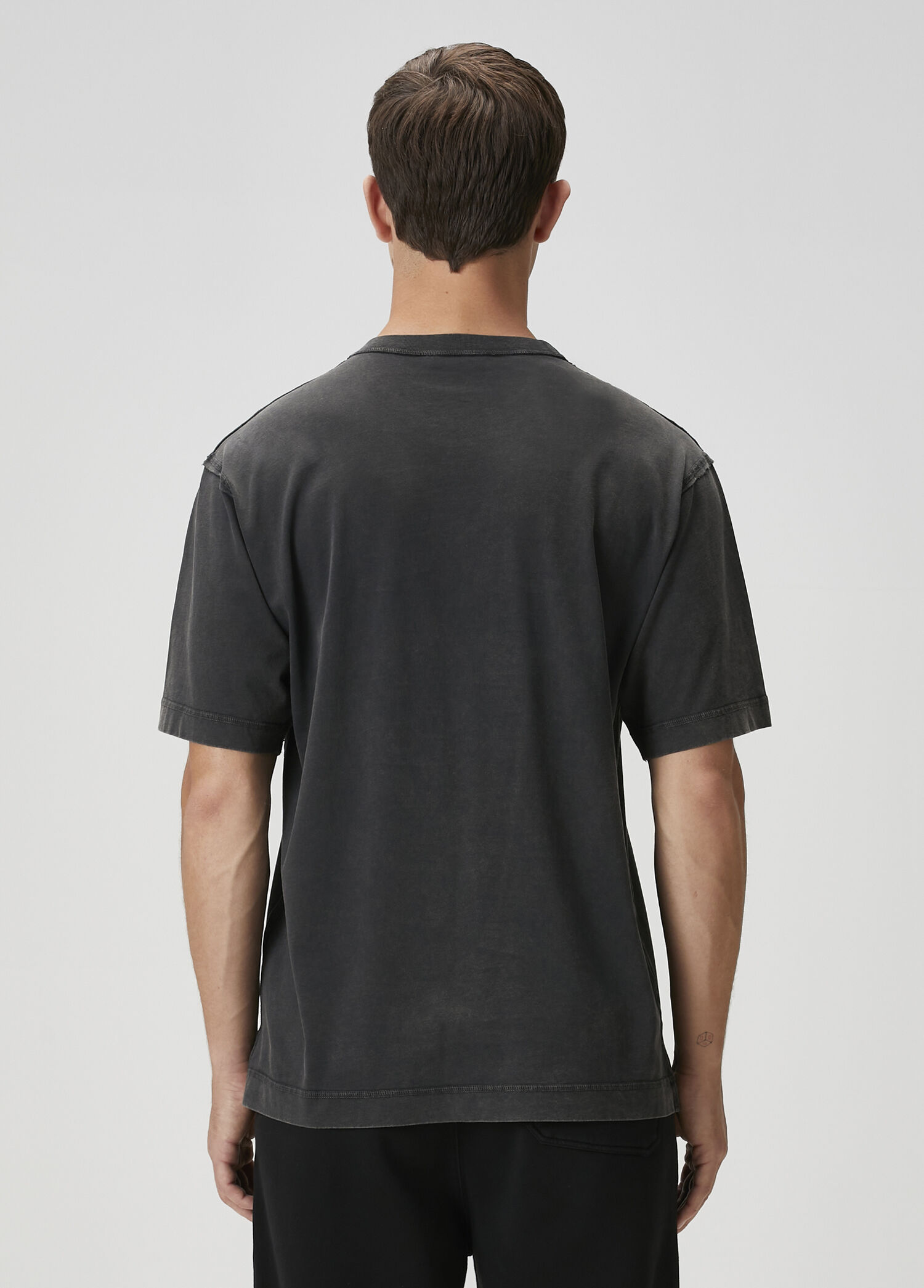 Dolce&Gabbana - Siyah Logo Baskılı T-shirt - Siyah