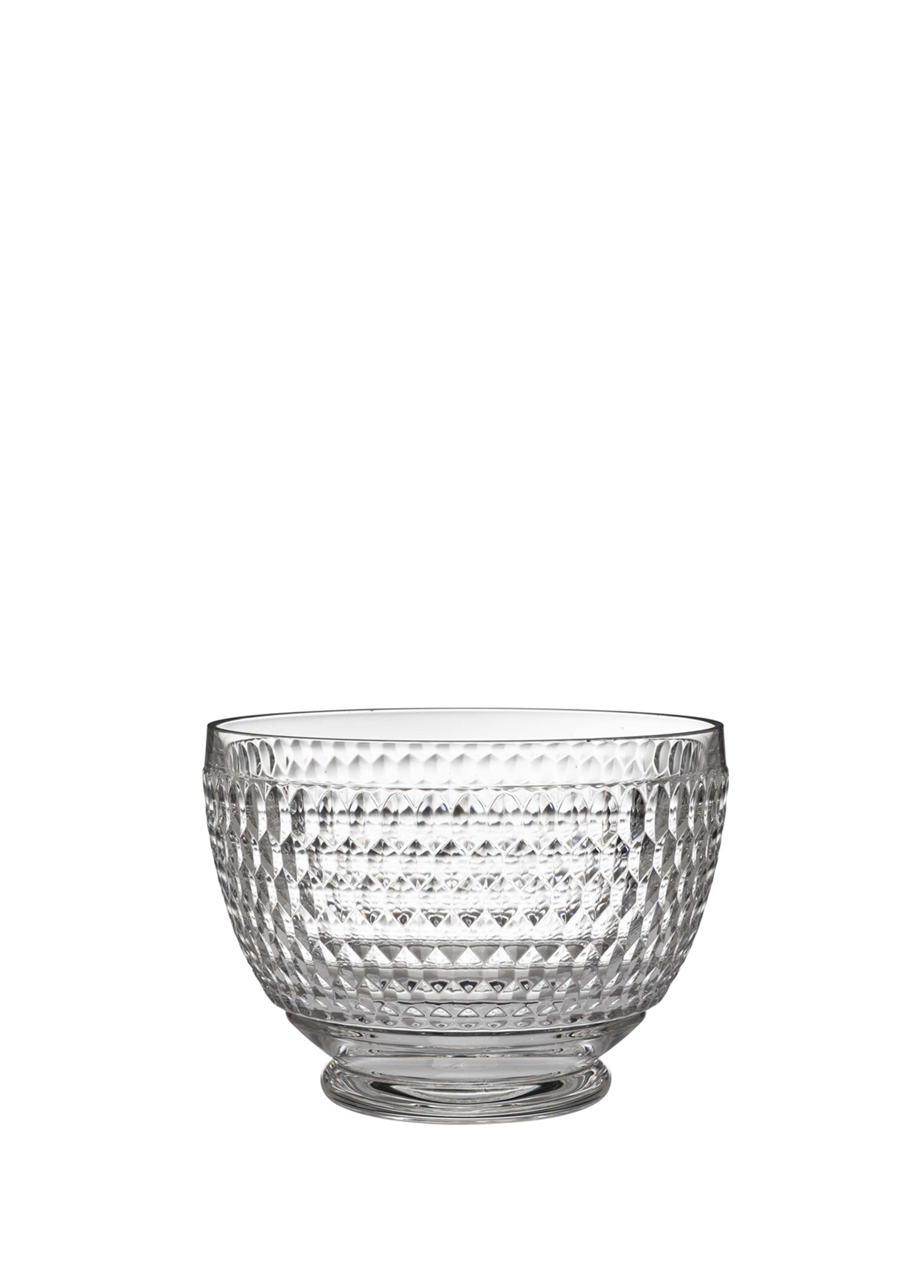 Boston Kristal Şeffaf Derin Servis Kasesi 22 cm