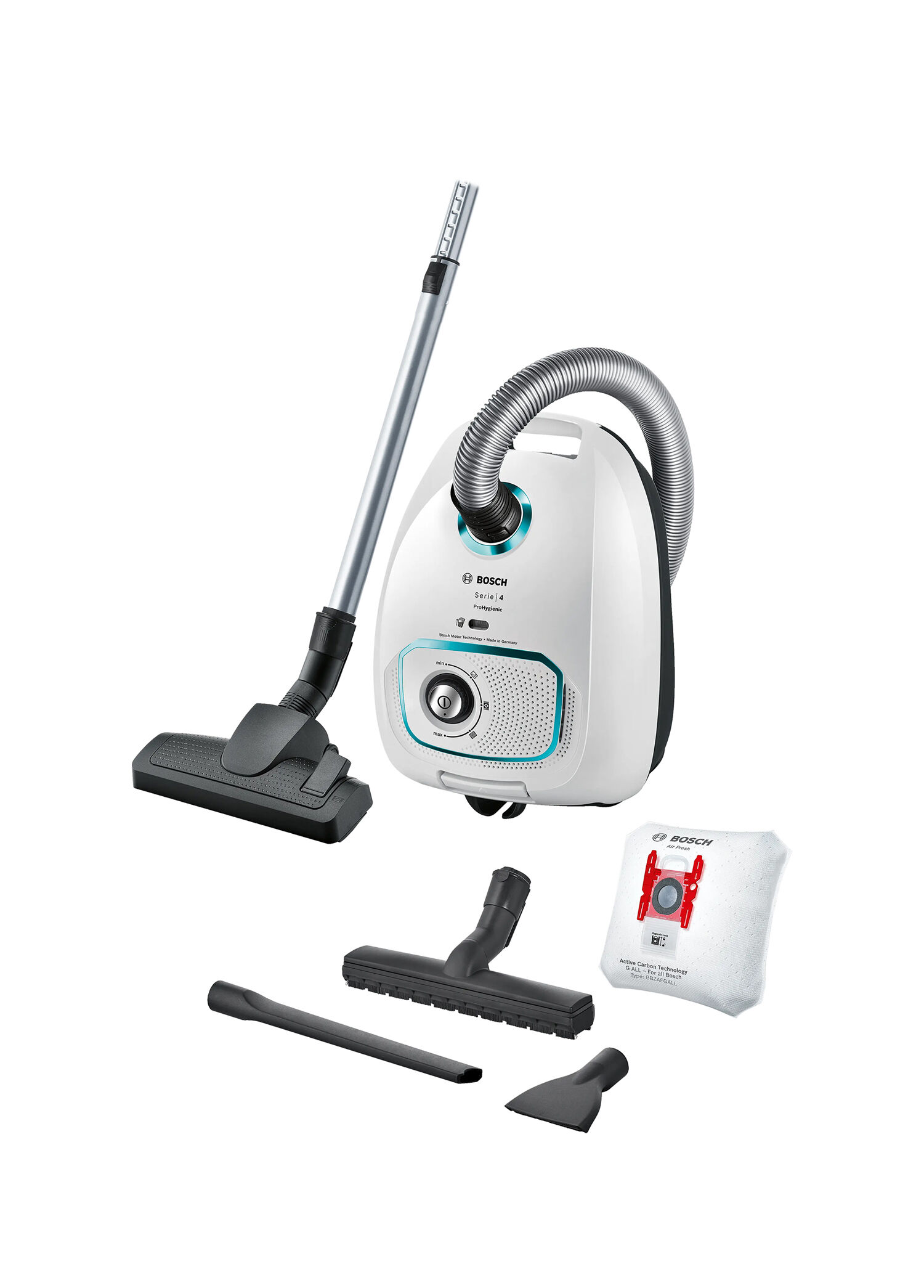 BGBS4HYG1 Serie 4 ProHygienic Beyaz Toz Torbalı Süpürge